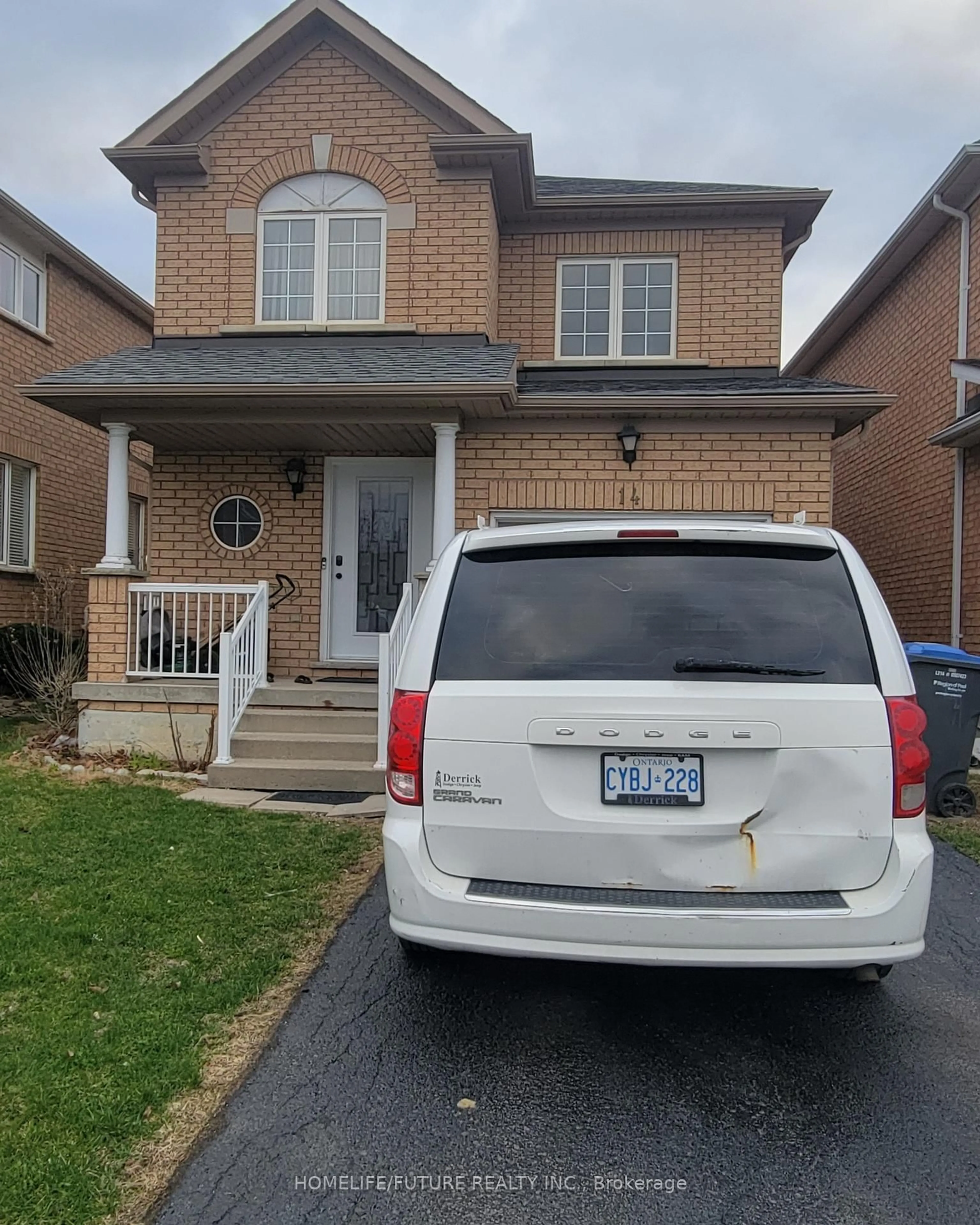 Home with brick exterior material, street for 14 Peachleaf Cres, Brampton Ontario L7A 2B2