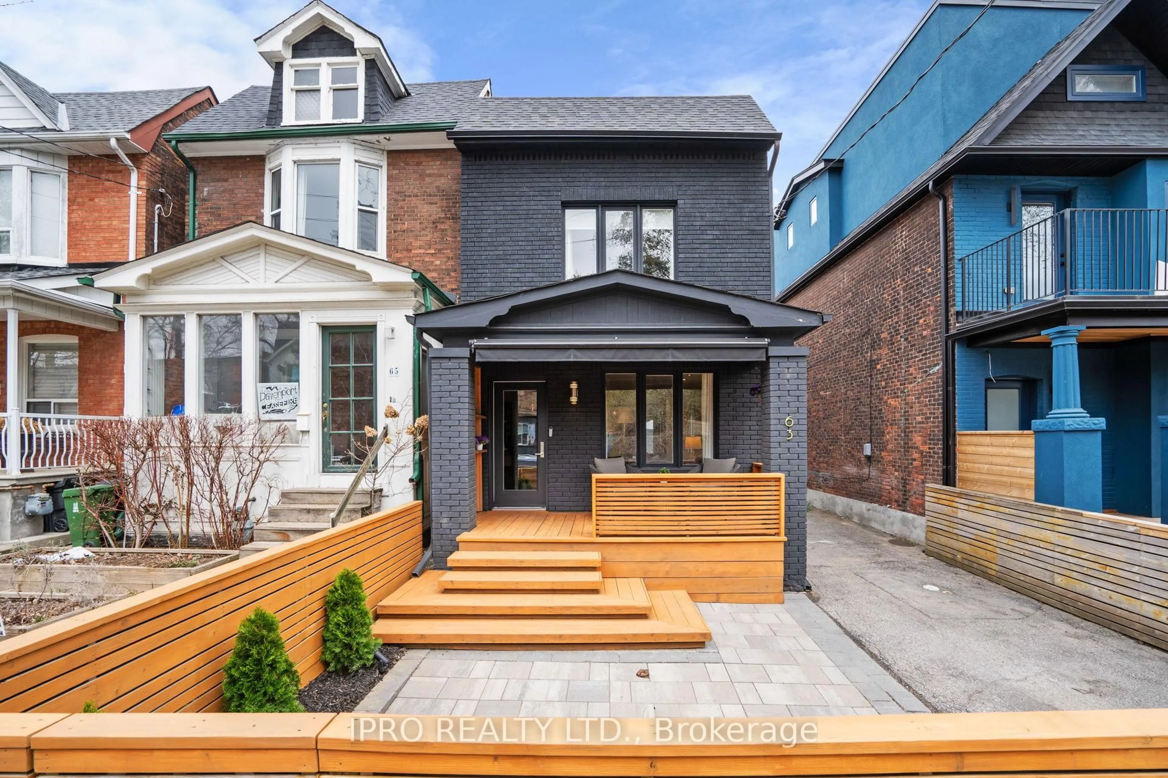 Home with brick exterior material, street for 63 Edwin Ave, Toronto Ontario M6P 3Z5