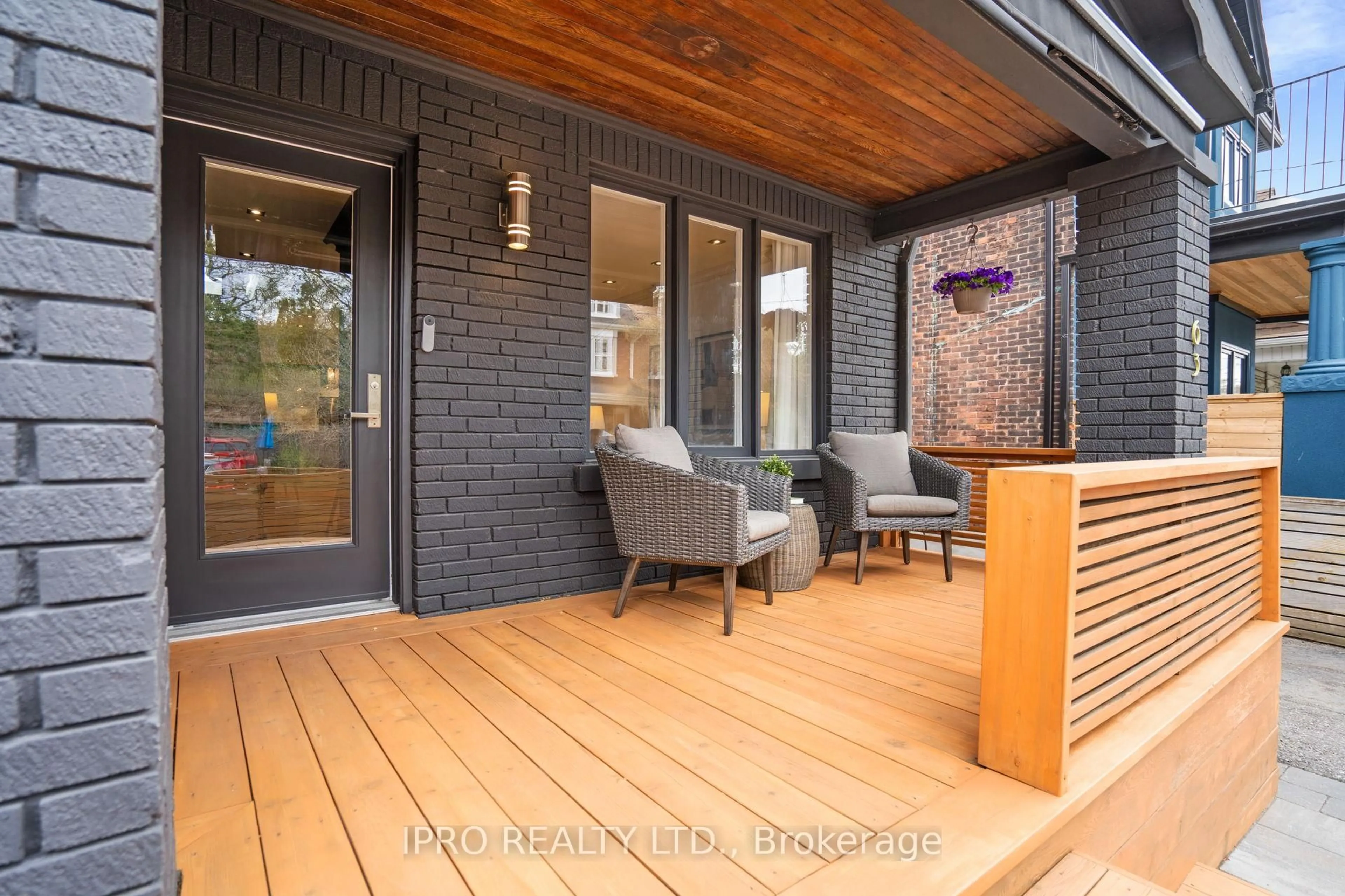 Patio, street for 63 Edwin Ave, Toronto Ontario M6P 3Z5