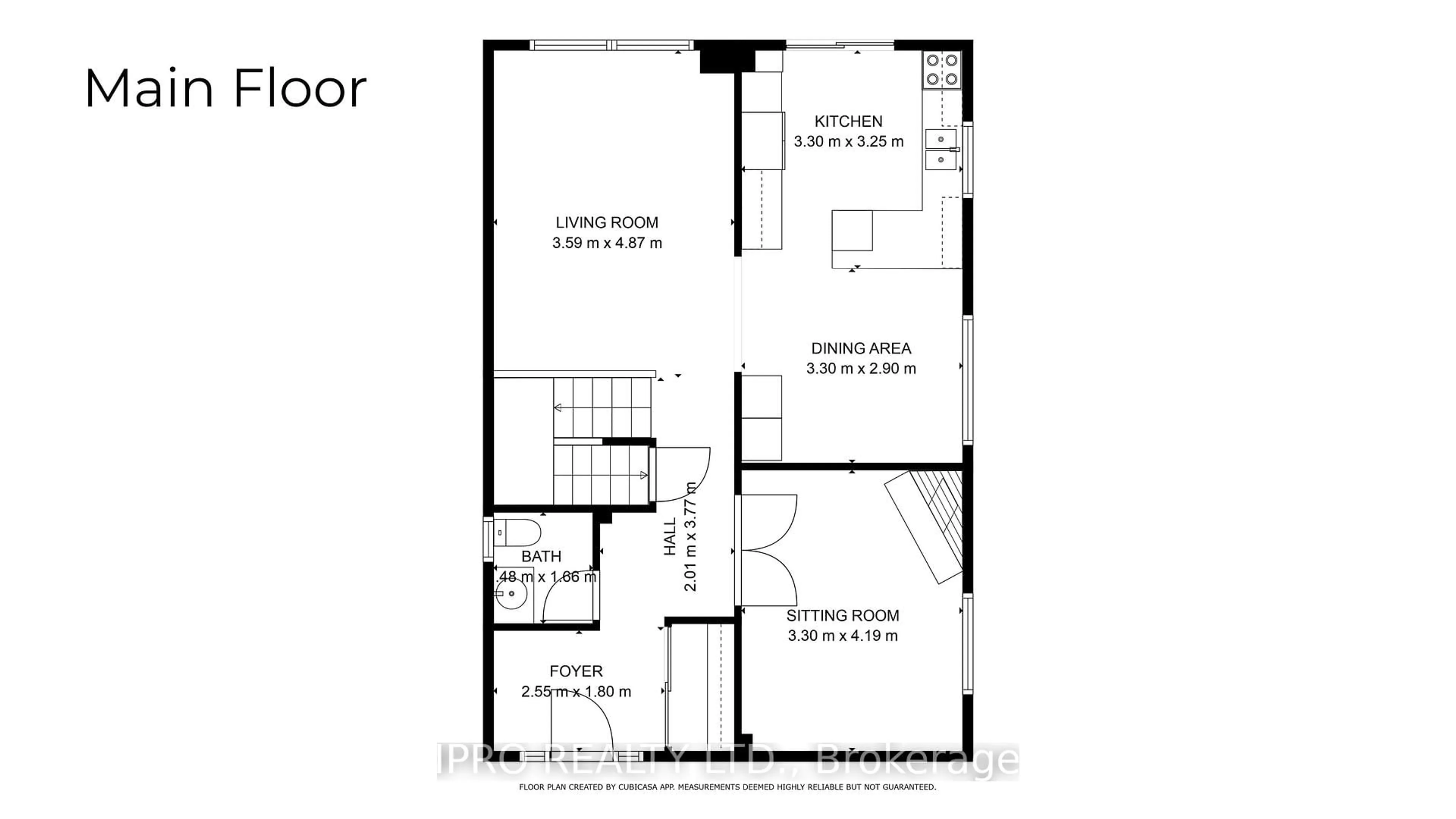Floor plan for 4216 Viburnum Crt, Mississauga Ontario L5C 3V5