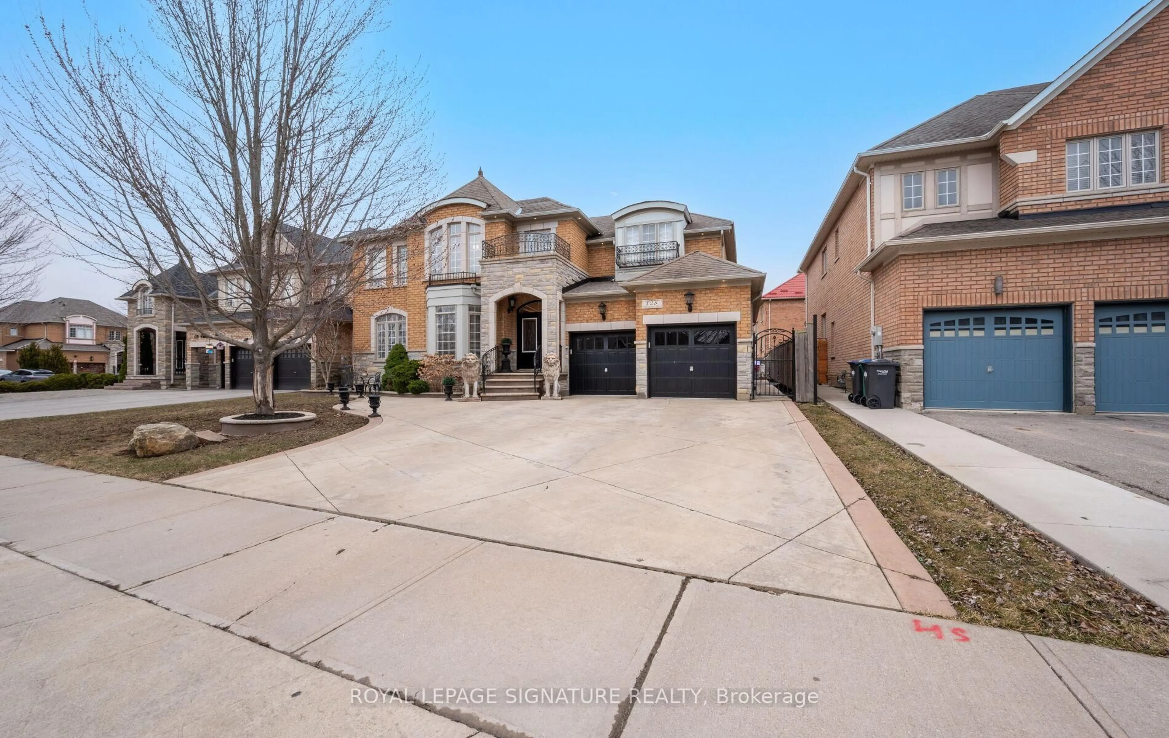 Home with brick exterior material, street for 128 Valleycreek Dr, Brampton Ontario L6P 2G2