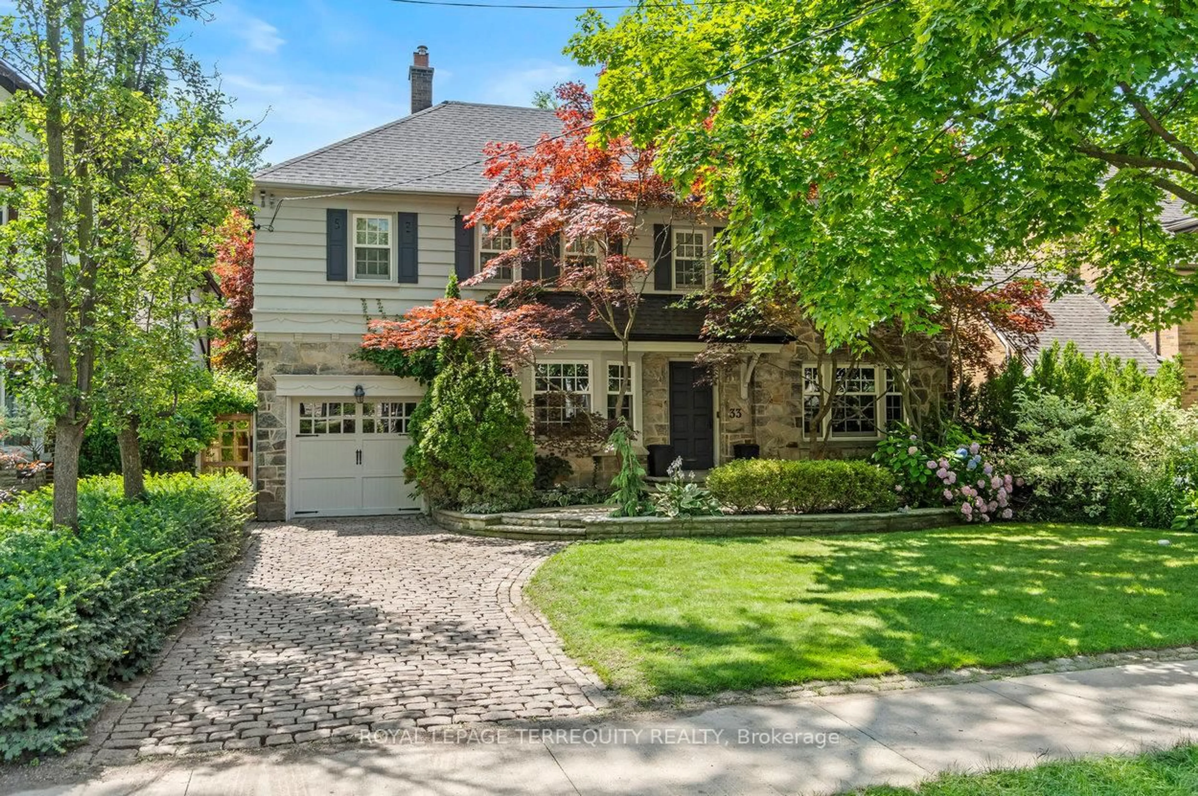 Home with brick exterior material, street for 33 Queen Marys Dr, Toronto Ontario M8X 1S3