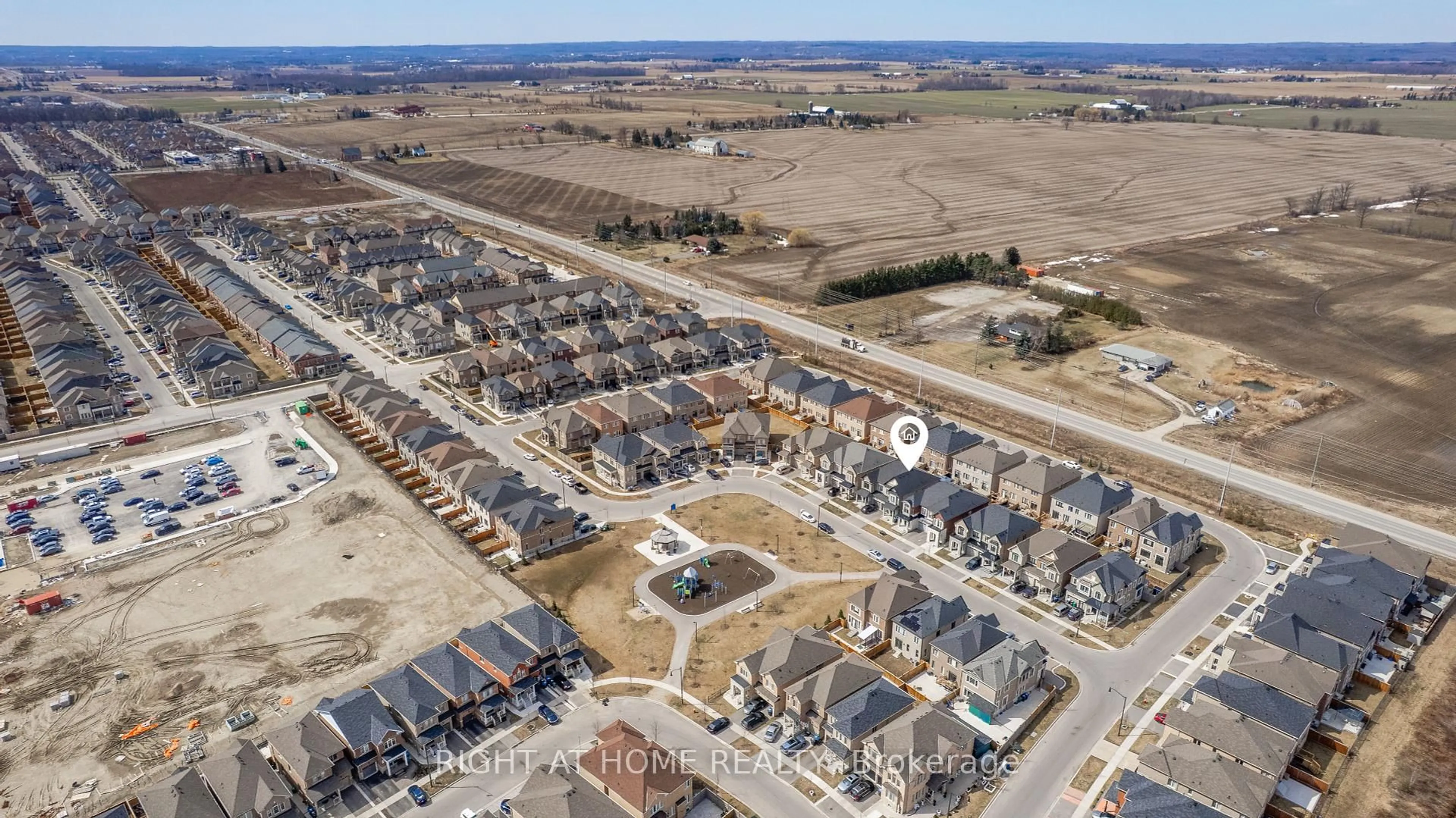 A pic from outside/outdoor area/front of a property/back of a property/a pic from drone, street for 30 Brent Stephens Way, Brampton Ontario L7A 5B6