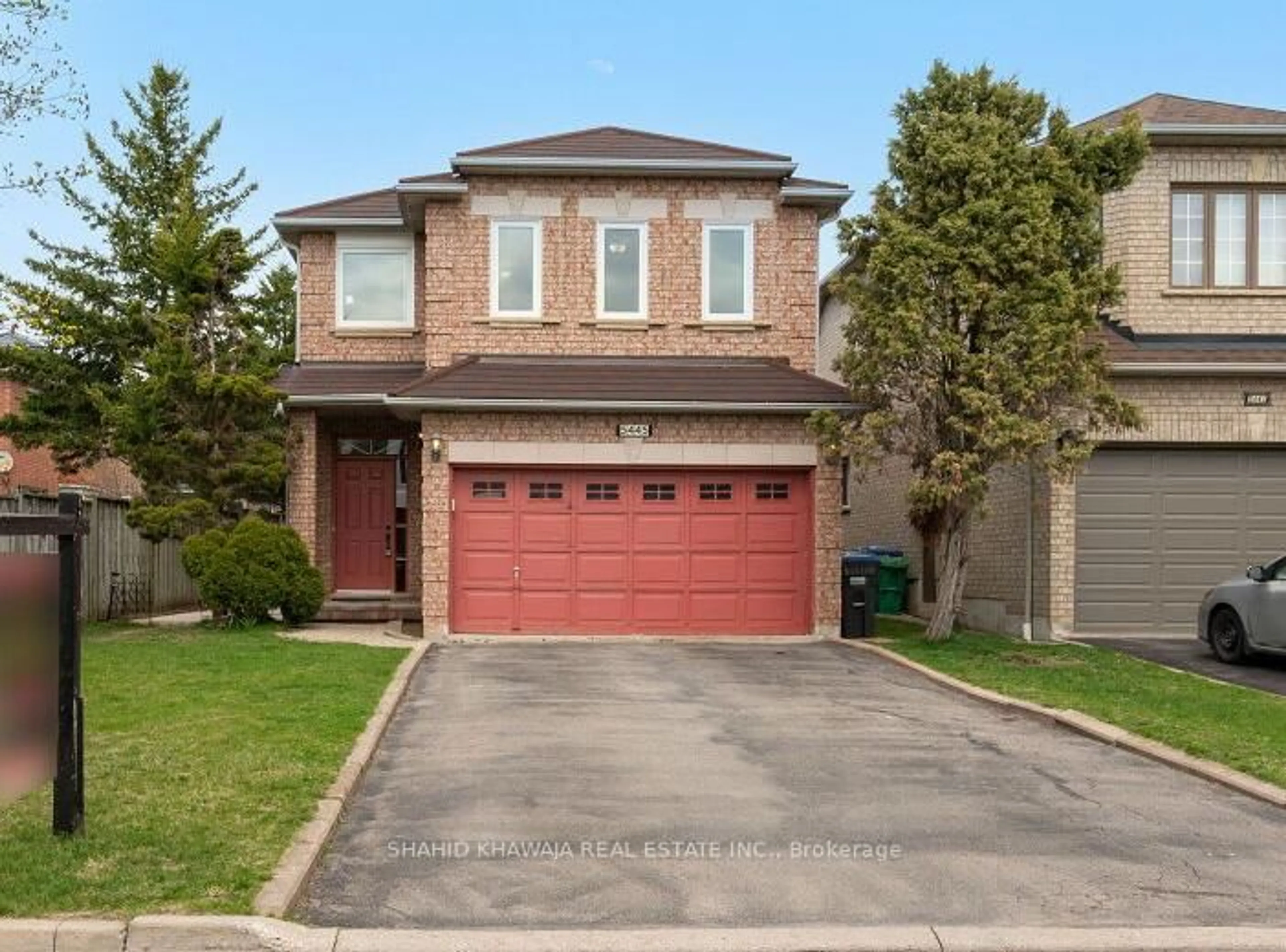 Home with brick exterior material, street for 5445 Woodchase Cres, Mississauga Ontario L4Z 3T8