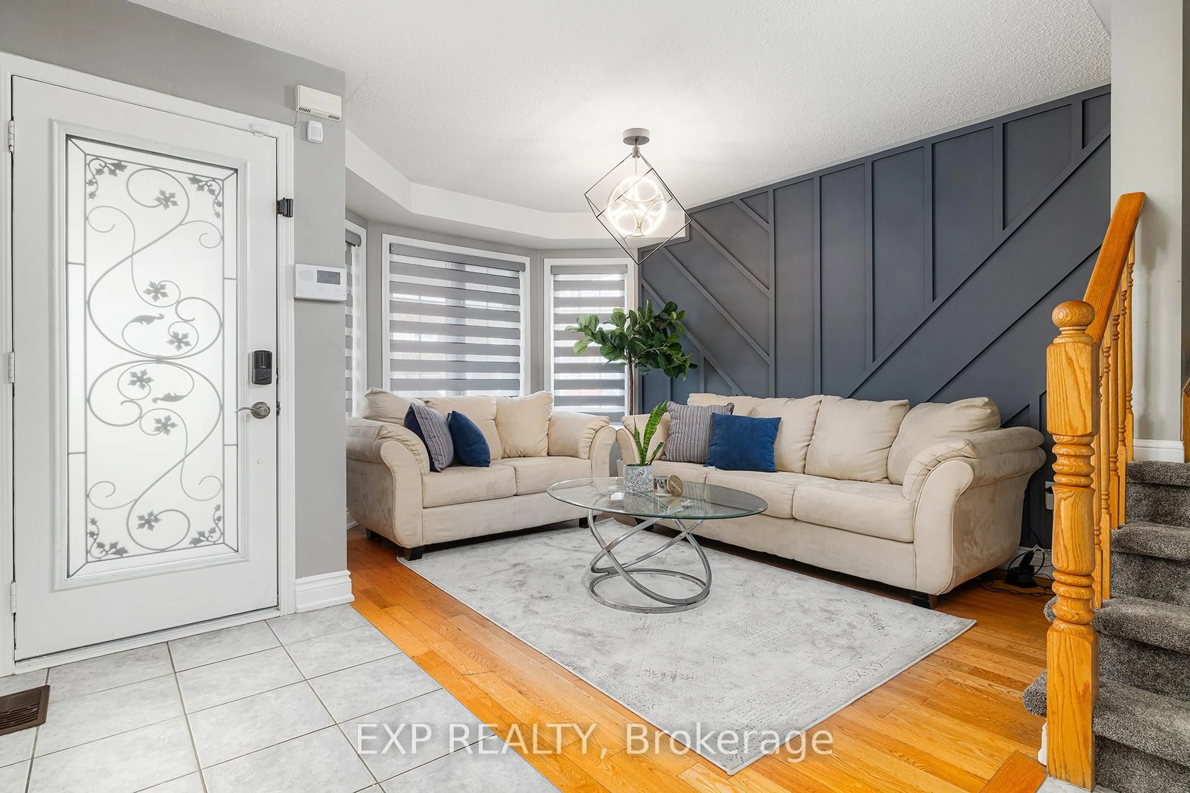 Living room with furniture, unknown for 73 Jessop Dr, Brampton Ontario L7A 3N4