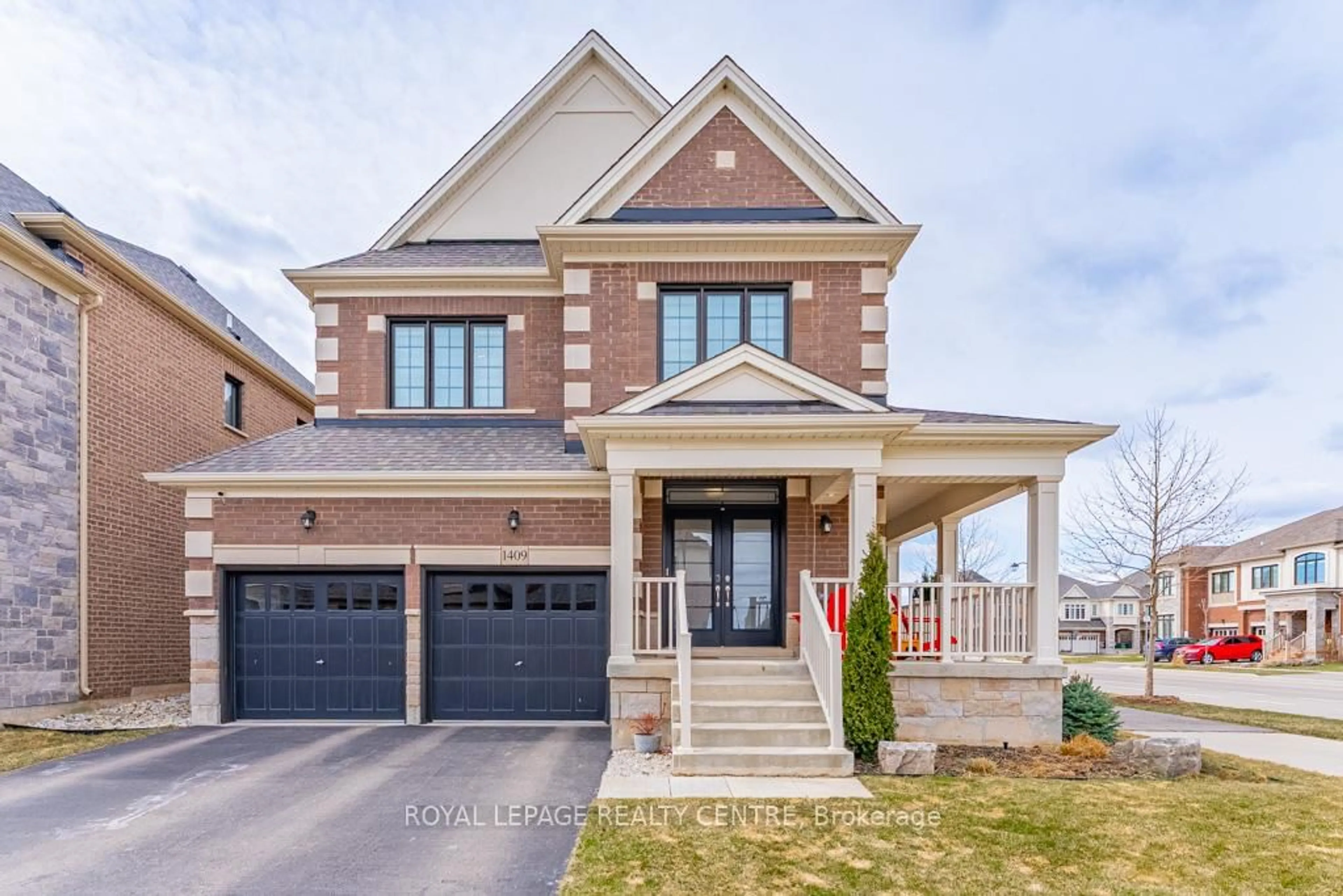 Home with brick exterior material, street for 1409 Argall Crt, Milton Ontario L9E 1L7