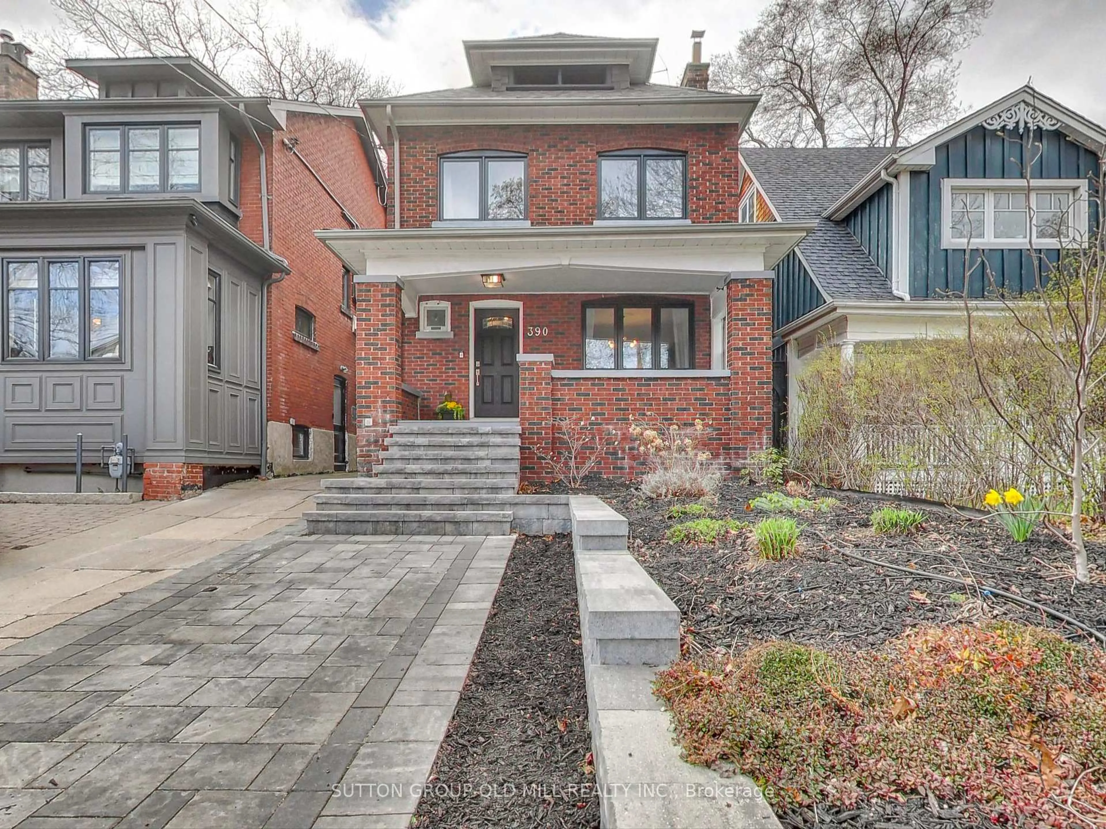 Home with brick exterior material, street for 390 Beresford Ave, Toronto Ontario M6S 3B5