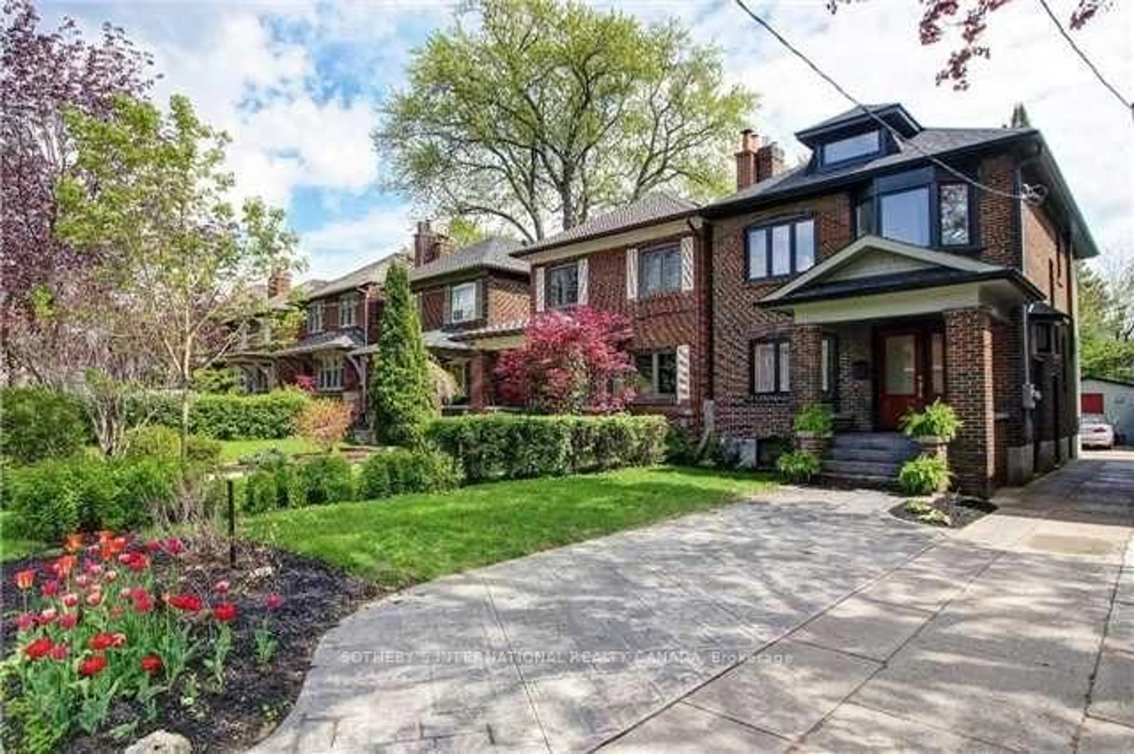 Home with brick exterior material, street for 19 Valleyview Gdns, Toronto Ontario M6S 2B5
