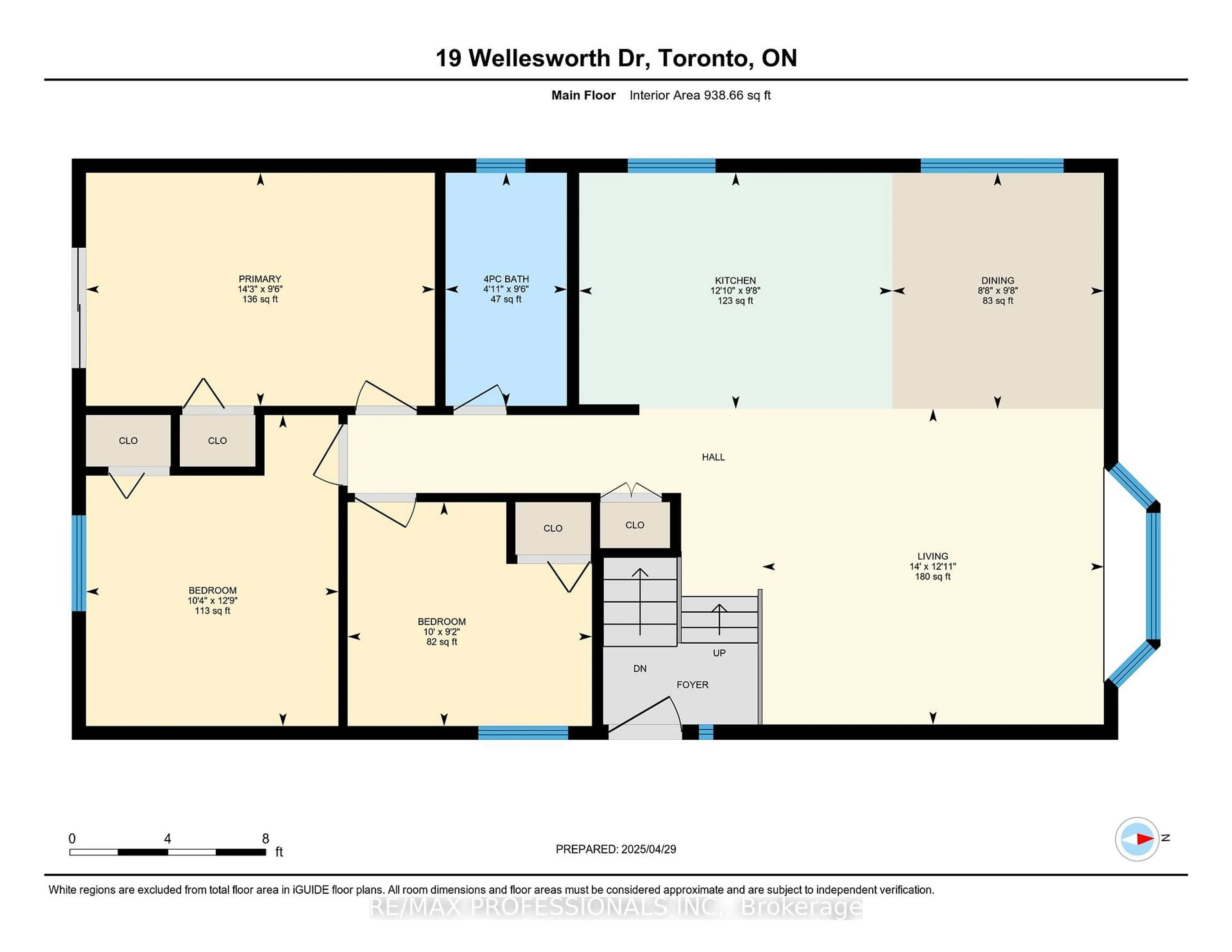 Floor plan for 19 Wellesworth Dr, Toronto Ontario M9C 4P5