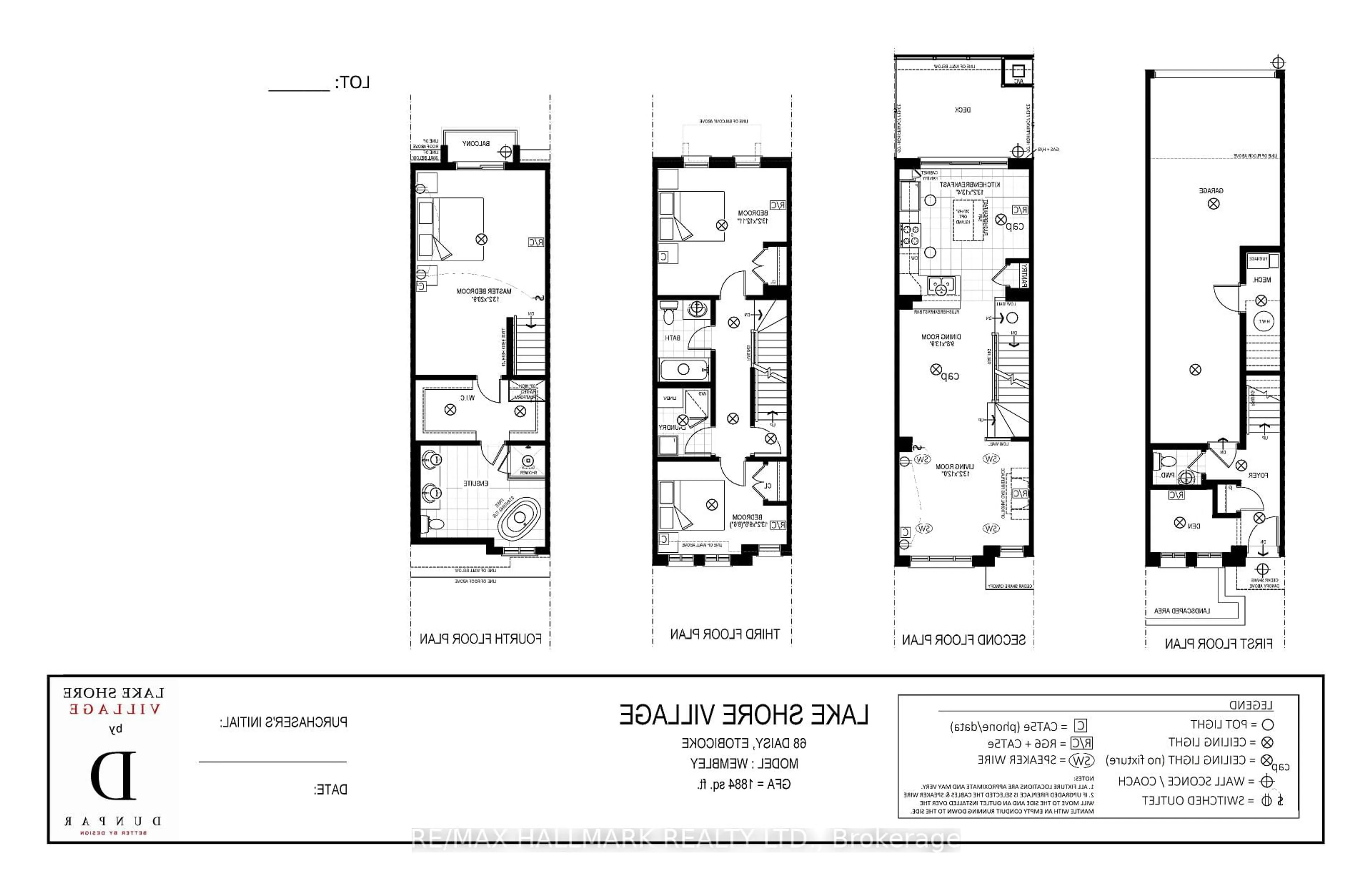 Floor plan for 55 Twenty Ninth St, Toronto Ontario M8W 1S1