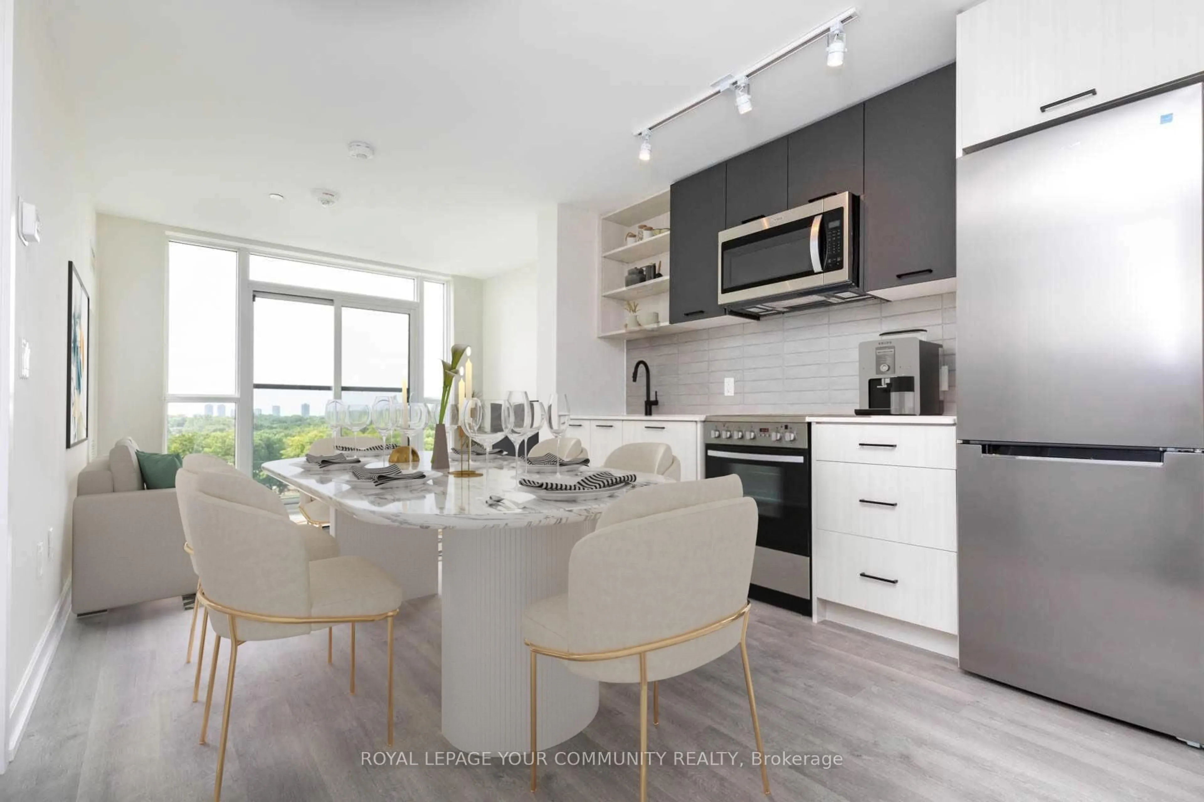 Open concept kitchen, unknown for 2300 St Clair Ave #805, Toronto Ontario M6N 0B3