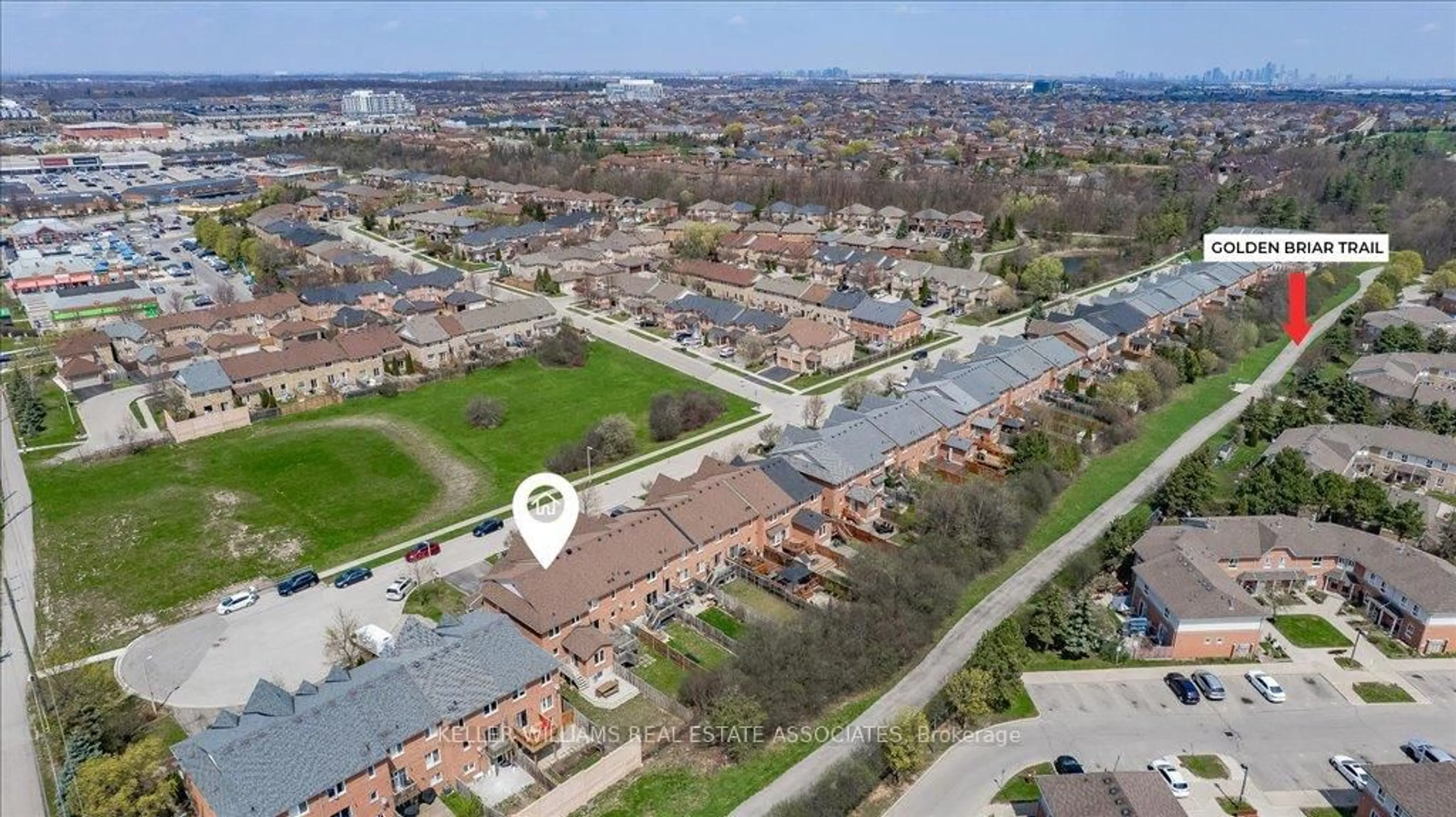 A pic from outside/outdoor area/front of a property/back of a property/a pic from drone, street for 342 Riverstone Dr, Oakville Ontario L6H 7M3