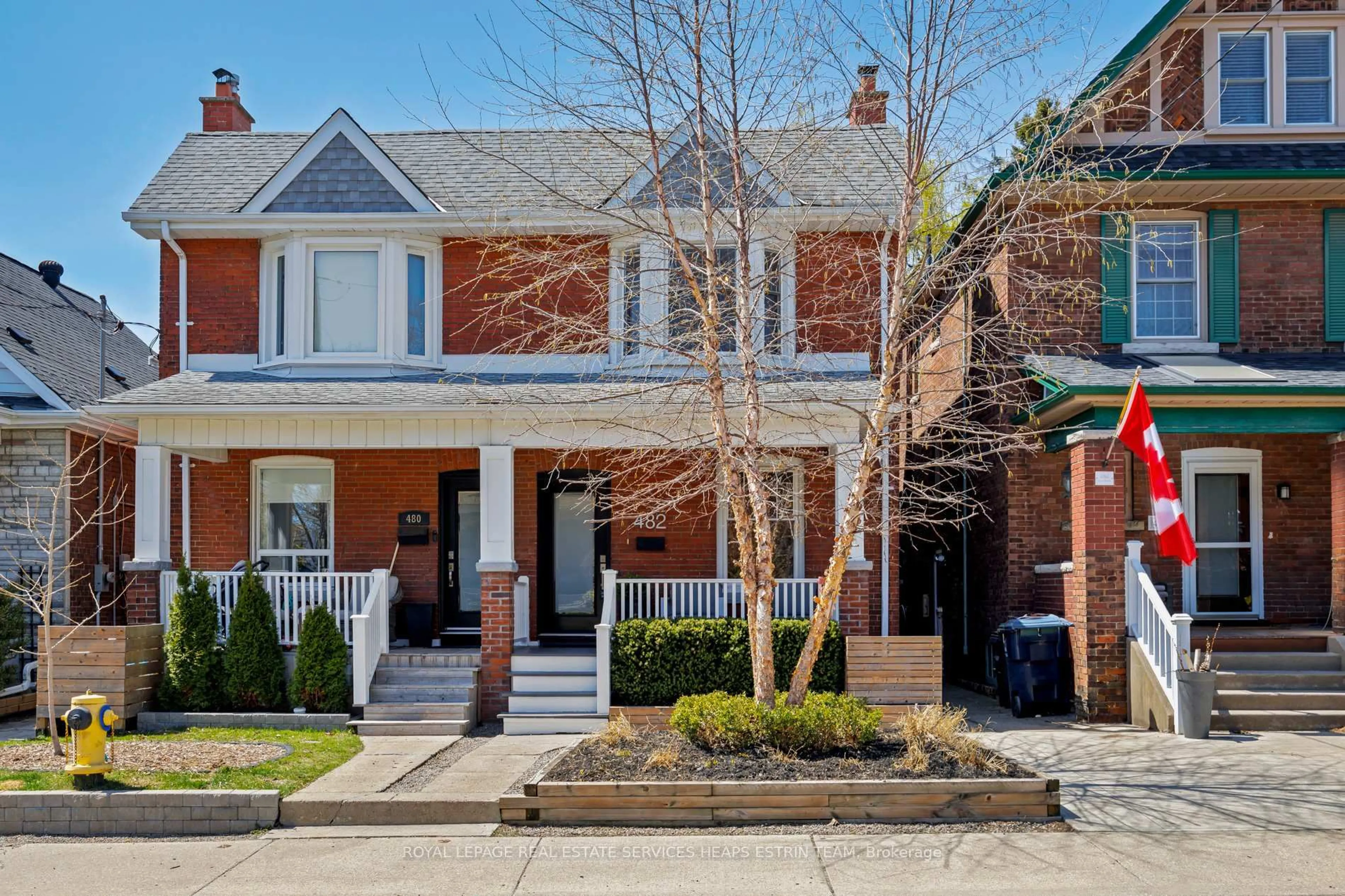 Home with brick exterior material, street for 482 Durie St, Toronto Ontario M6S 3G7