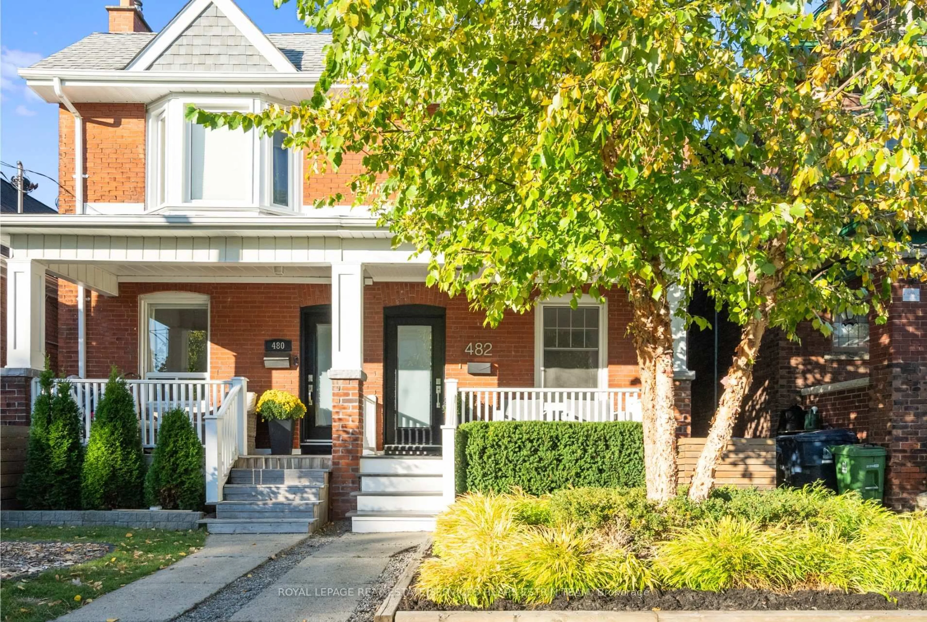 Home with brick exterior material, street for 482 Durie St, Toronto Ontario M6S 3G7