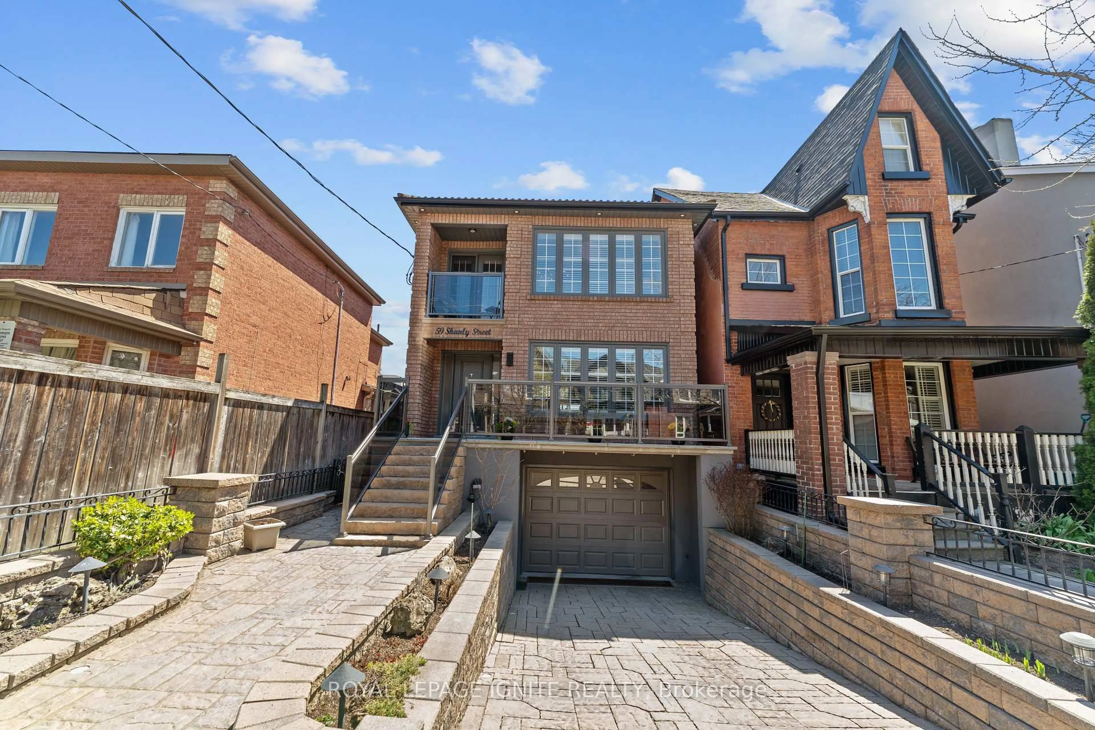 Home with brick exterior material, street for 59 Shanly St, Toronto Ontario M6H 1S4