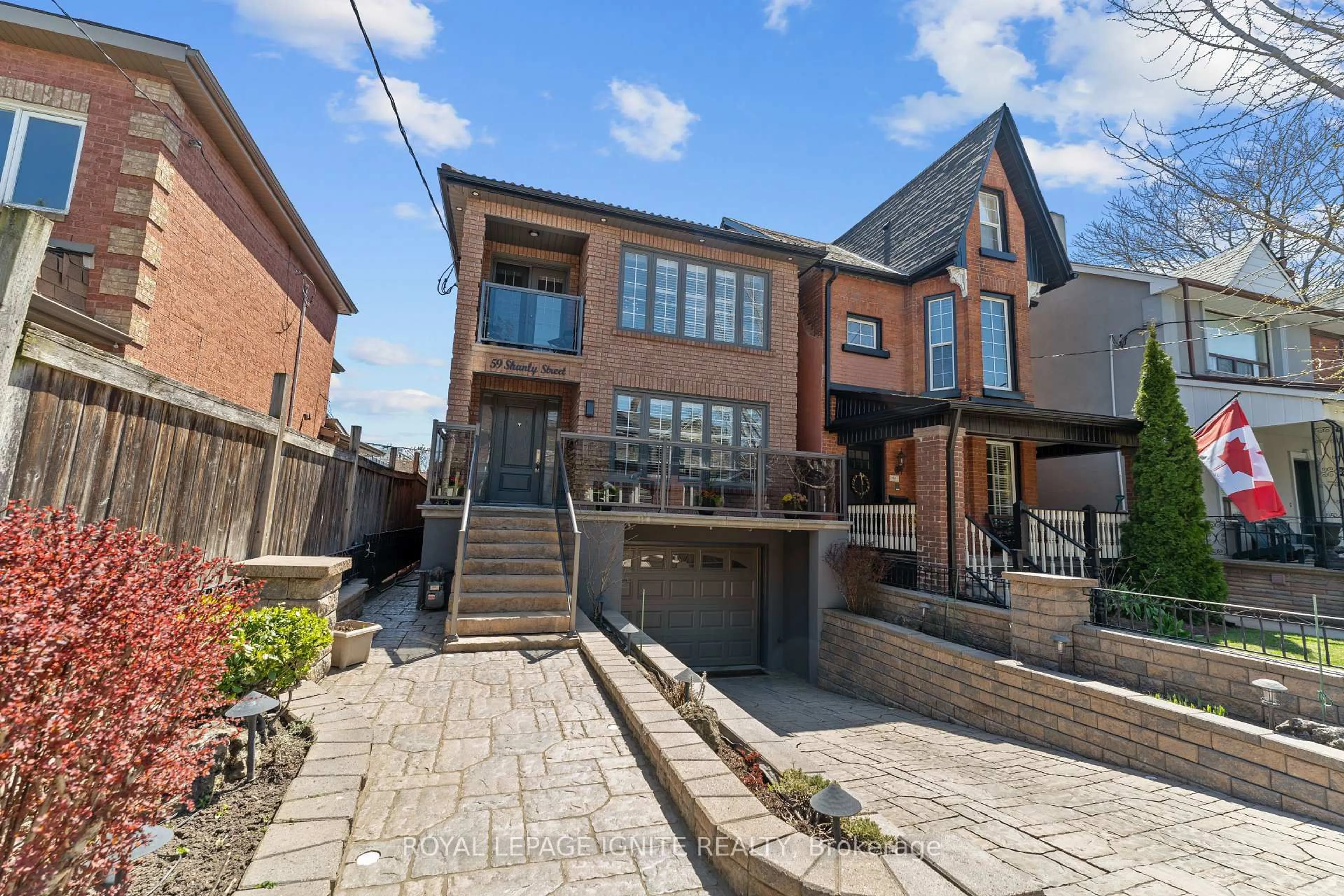 Home with brick exterior material, street for 59 Shanly St, Toronto Ontario M6H 1S4