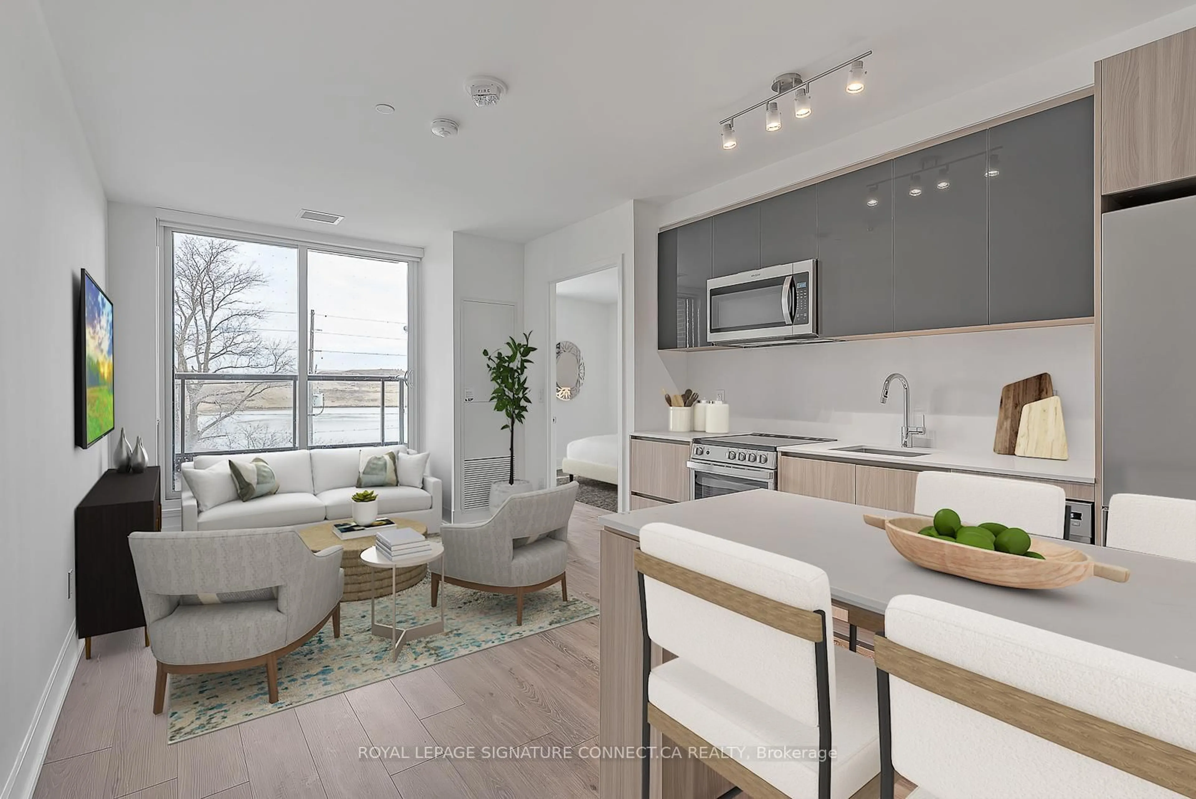Open concept kitchen, unknown for 3100 Keele St #325, Toronto Ontario M3M 2H4