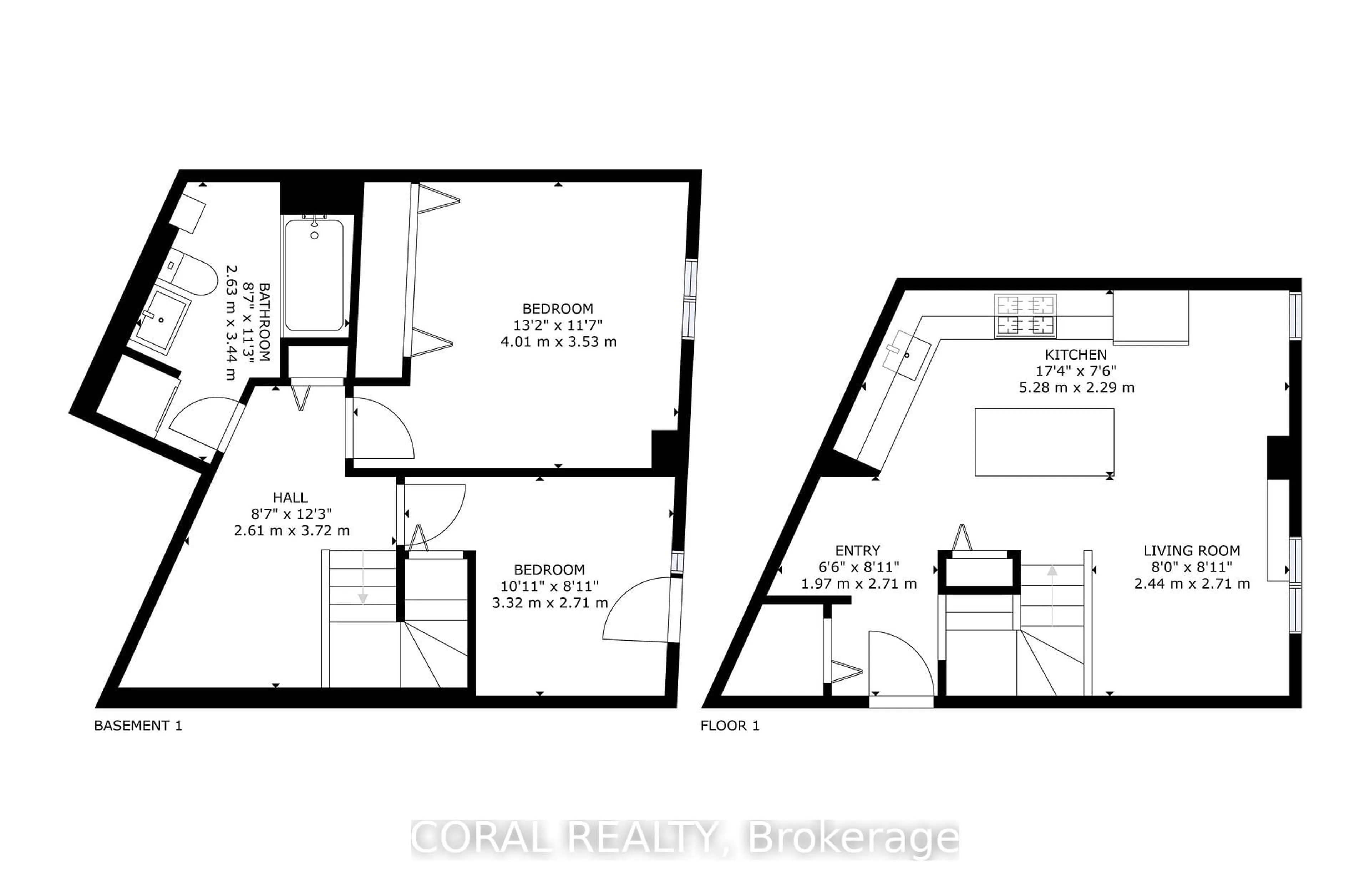 Floor plan for 1252 King St #7, Toronto Ontario M6K 1G5
