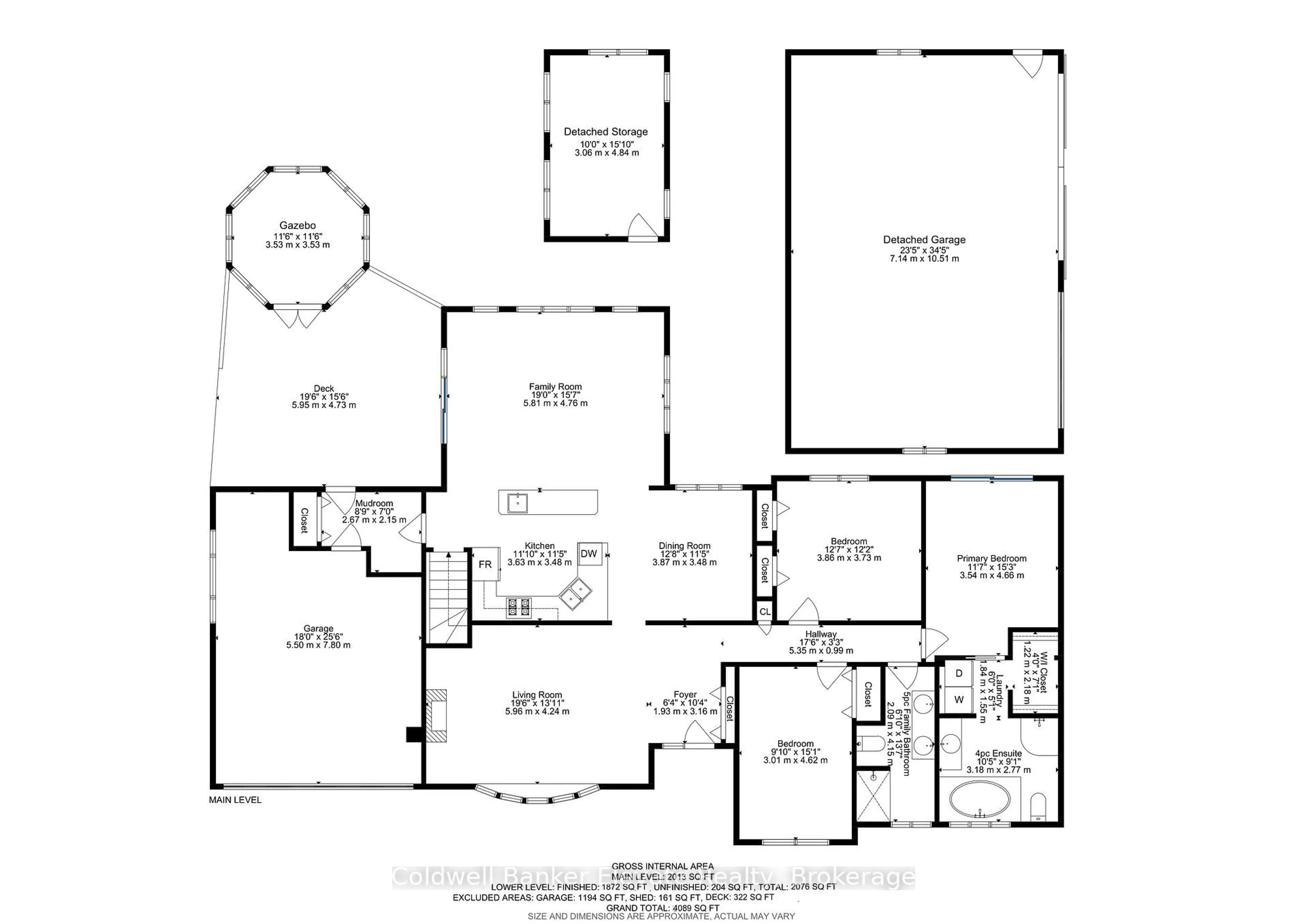 Floor plan for 14208 Dublin Line, Halton Hills Ontario L7J 2L9