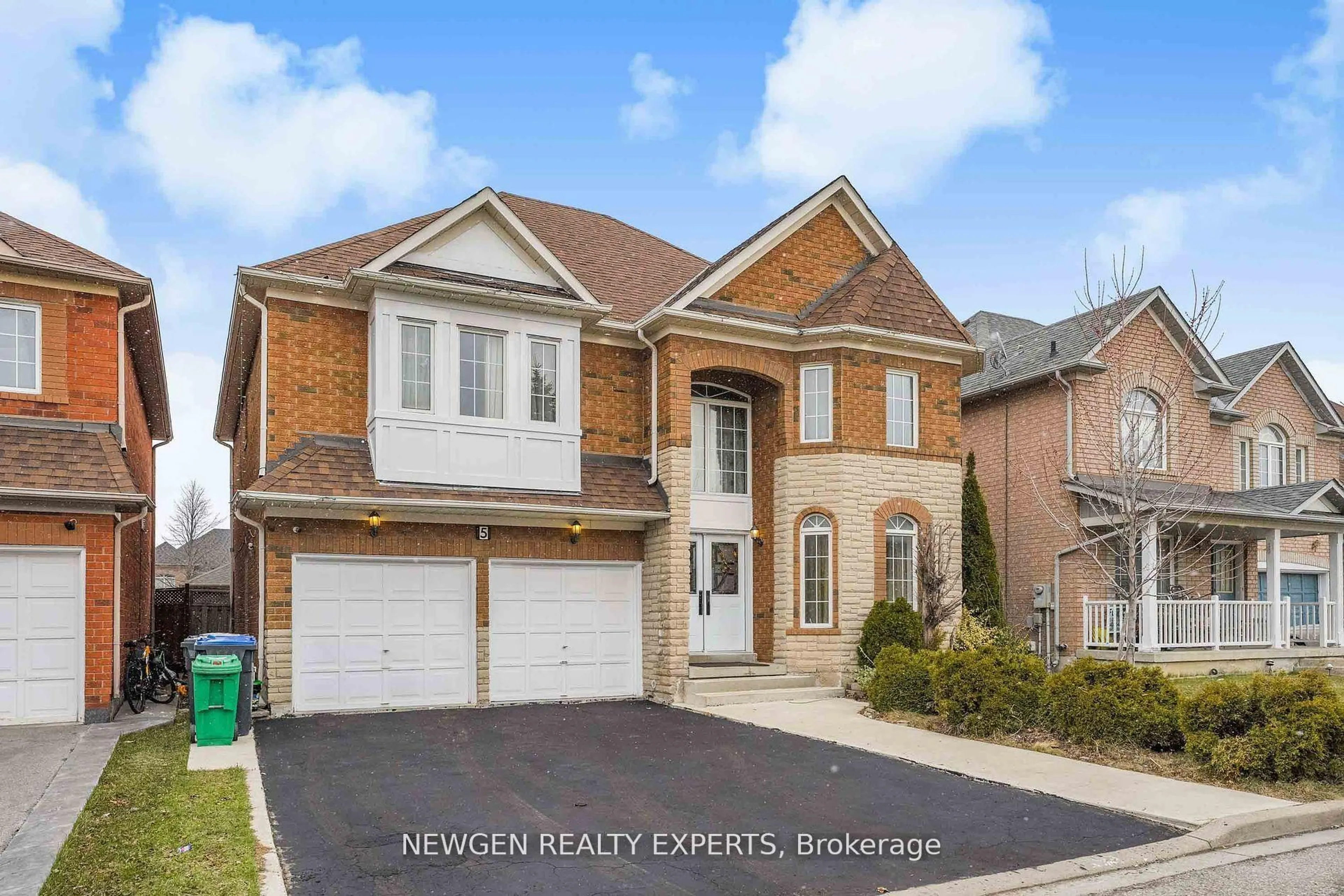 Home with brick exterior material, street for 5 Wildhorse Lane, Brampton Ontario L6R 2E5