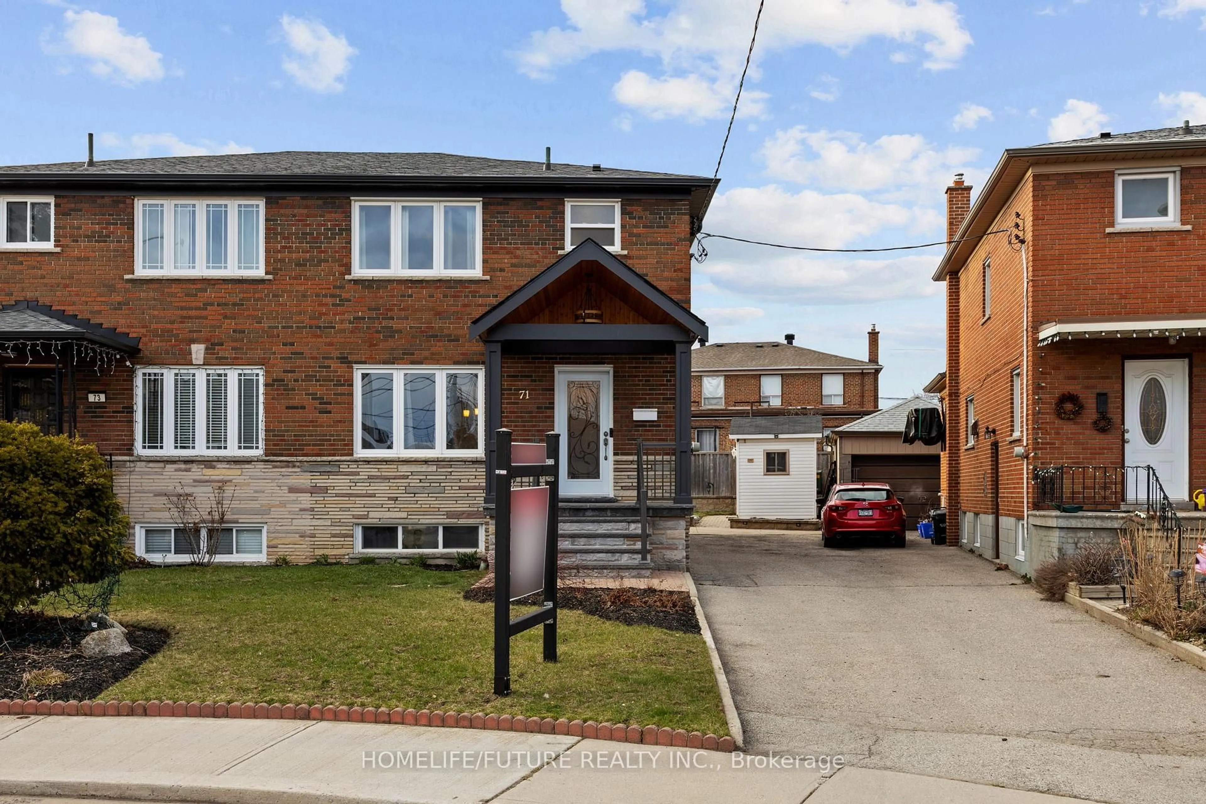 Home with brick exterior material, street for 71 Hagar Ave, Toronto Ontario M6N 3V3