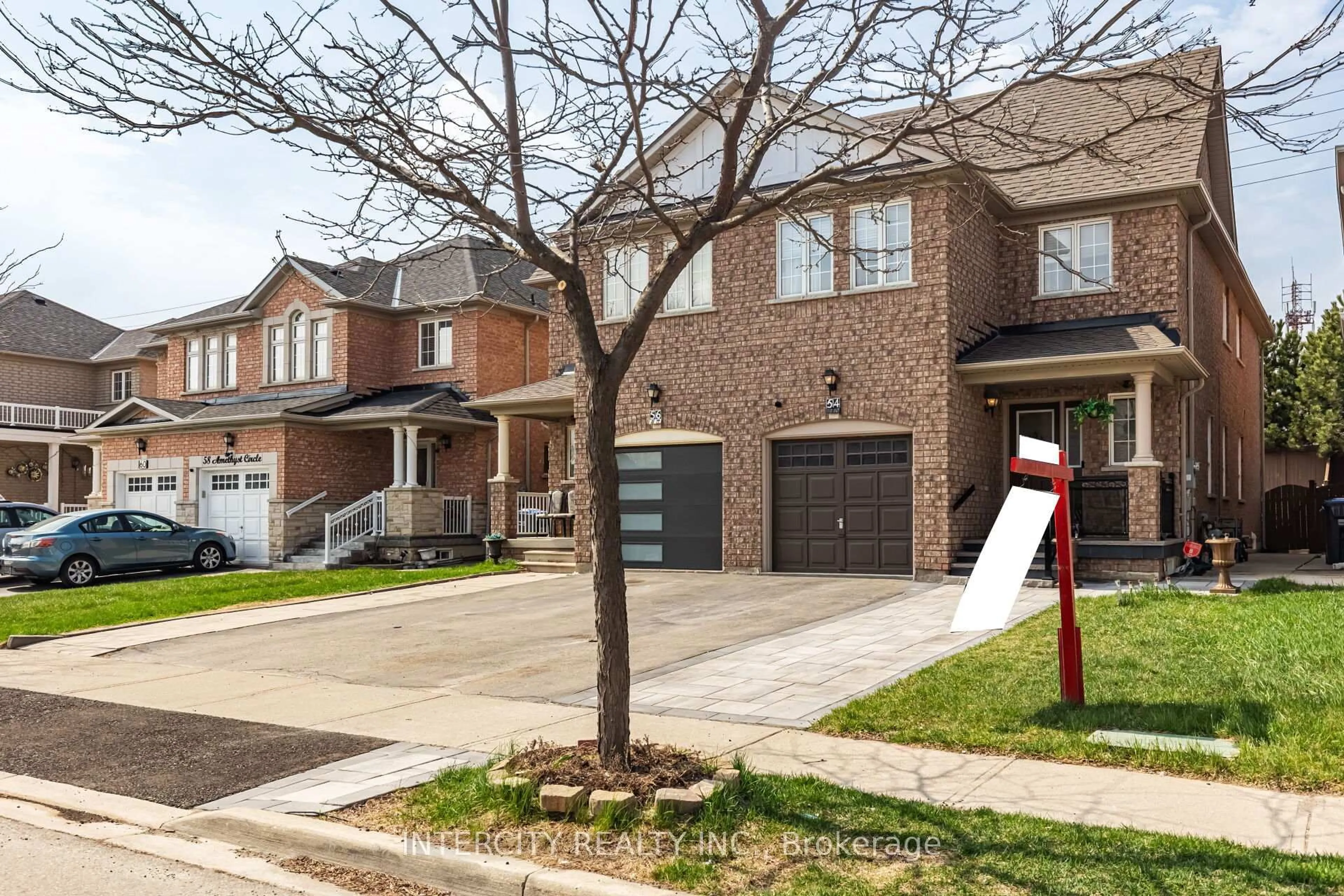 Home with brick exterior material, street for 54 Amethyst Circ, Brampton Ontario L6P 0Z3
