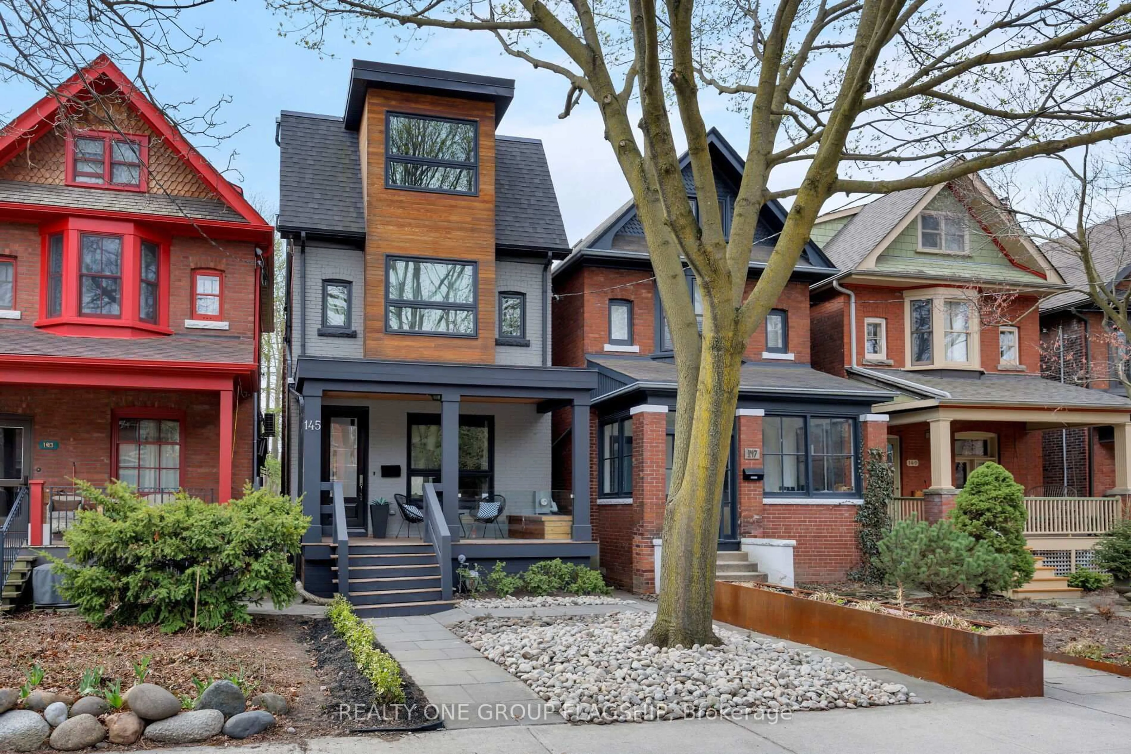 Home with brick exterior material, street for 145 Galley Ave, Toronto Ontario M6R 1H2