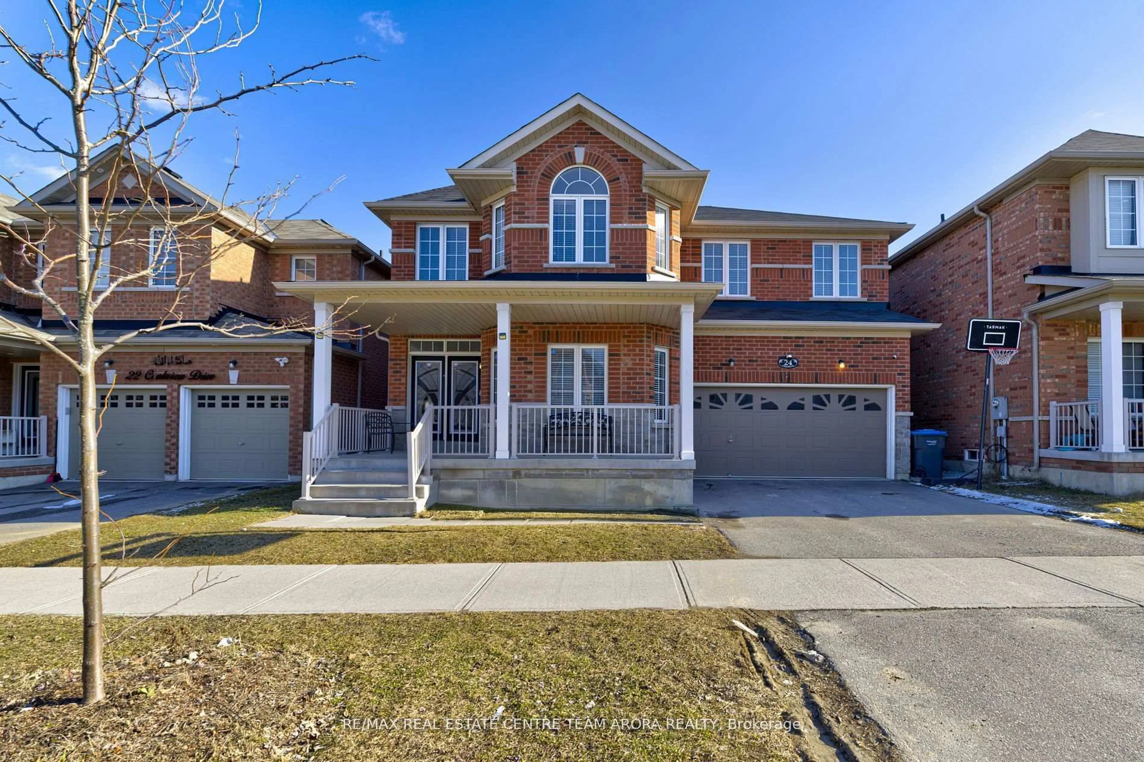 Home with brick exterior material, street for 24 Cookview Dr, Brampton Ontario L6R 3T6