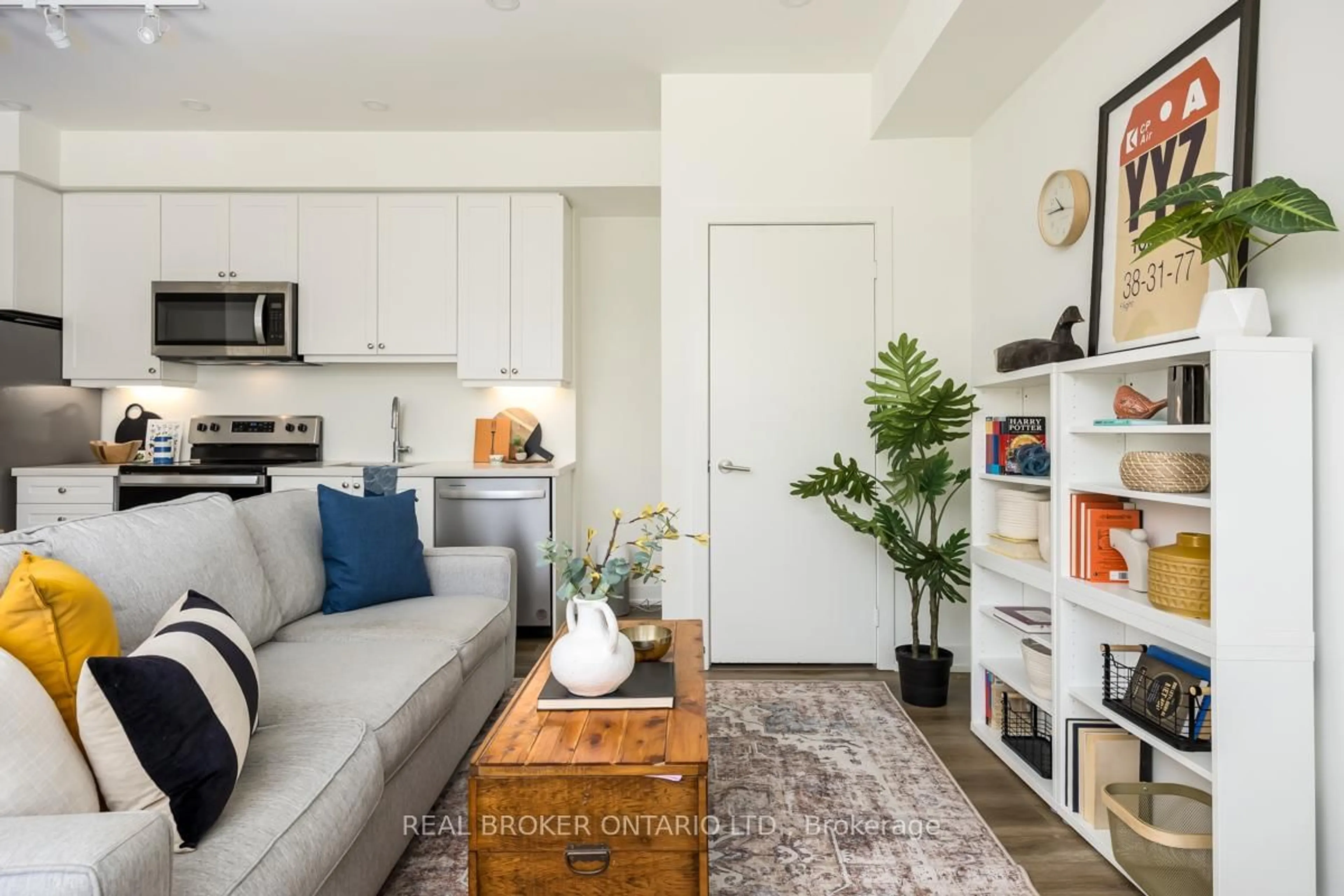 Living room with furniture, unknown for 10 Wilby Cres #104, Toronto Ontario M9N 1E5