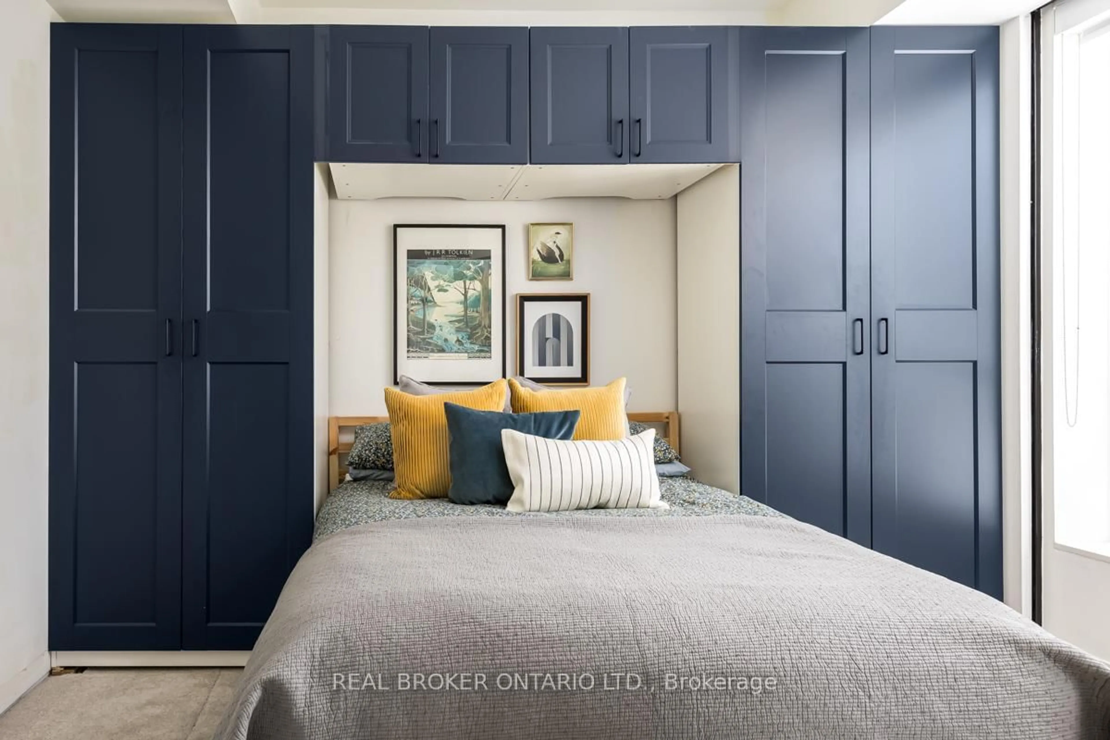 Bedroom with bed, unknown for 10 Wilby Cres #104, Toronto Ontario M9N 1E5
