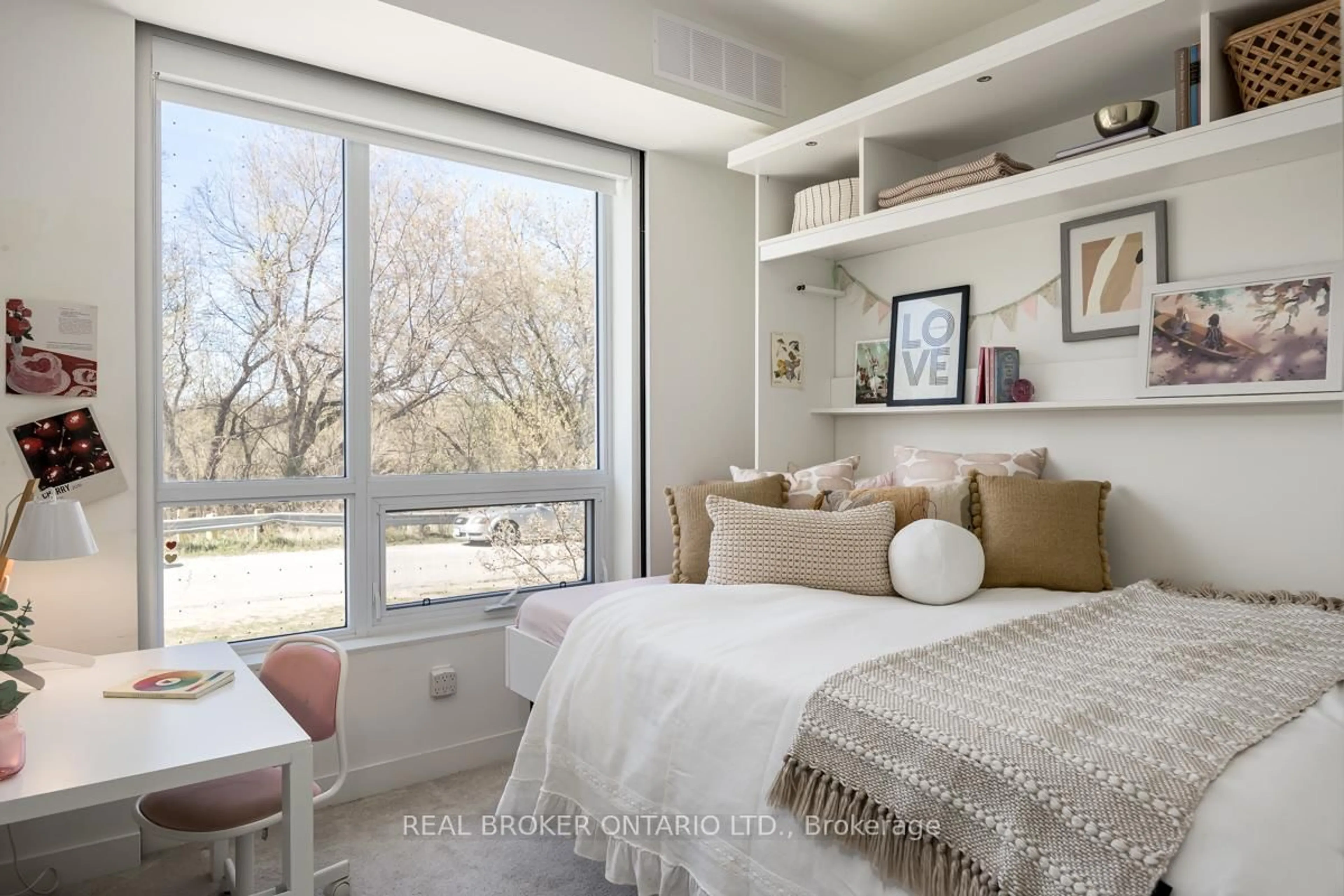 Bedroom with bed, unknown for 10 Wilby Cres #104, Toronto Ontario M9N 1E5