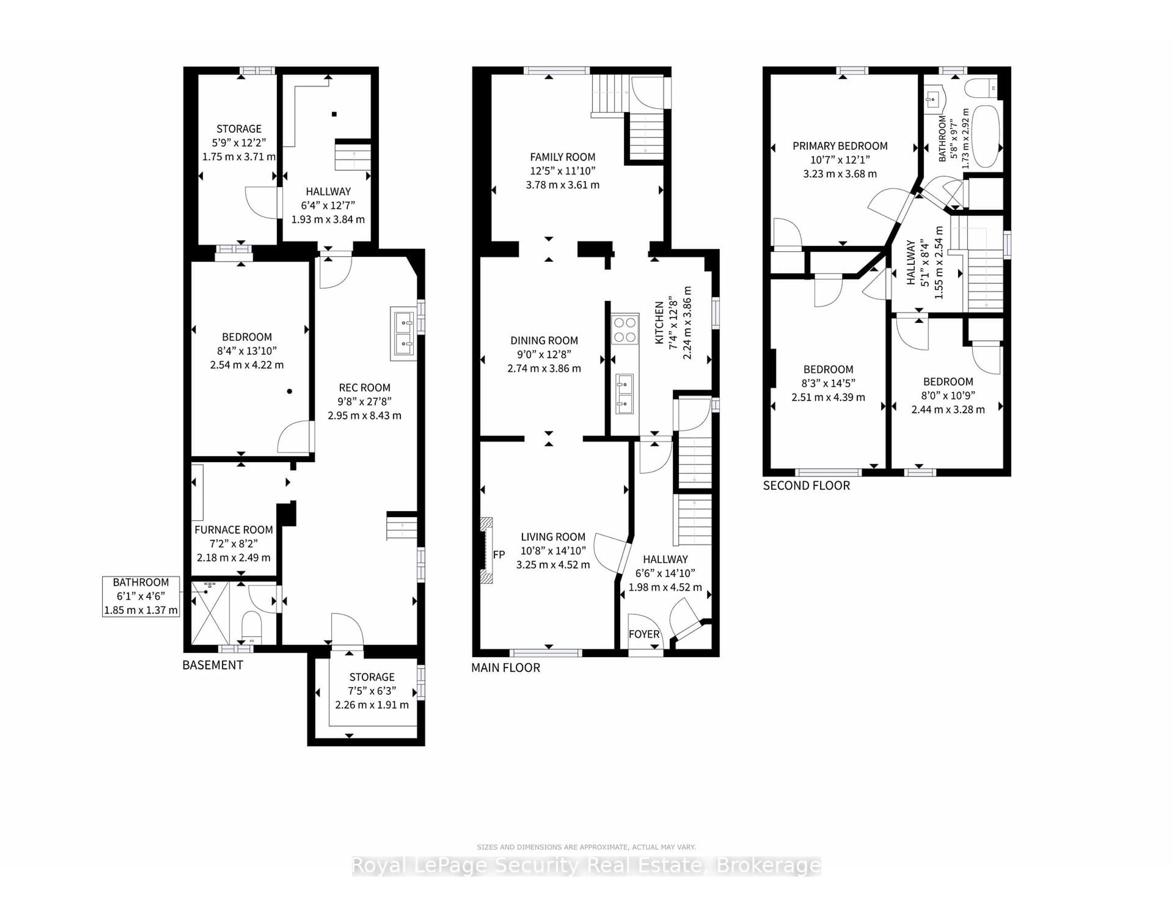 Floor plan for 504 Whitmore Ave, Toronto Ontario M6E 2N8