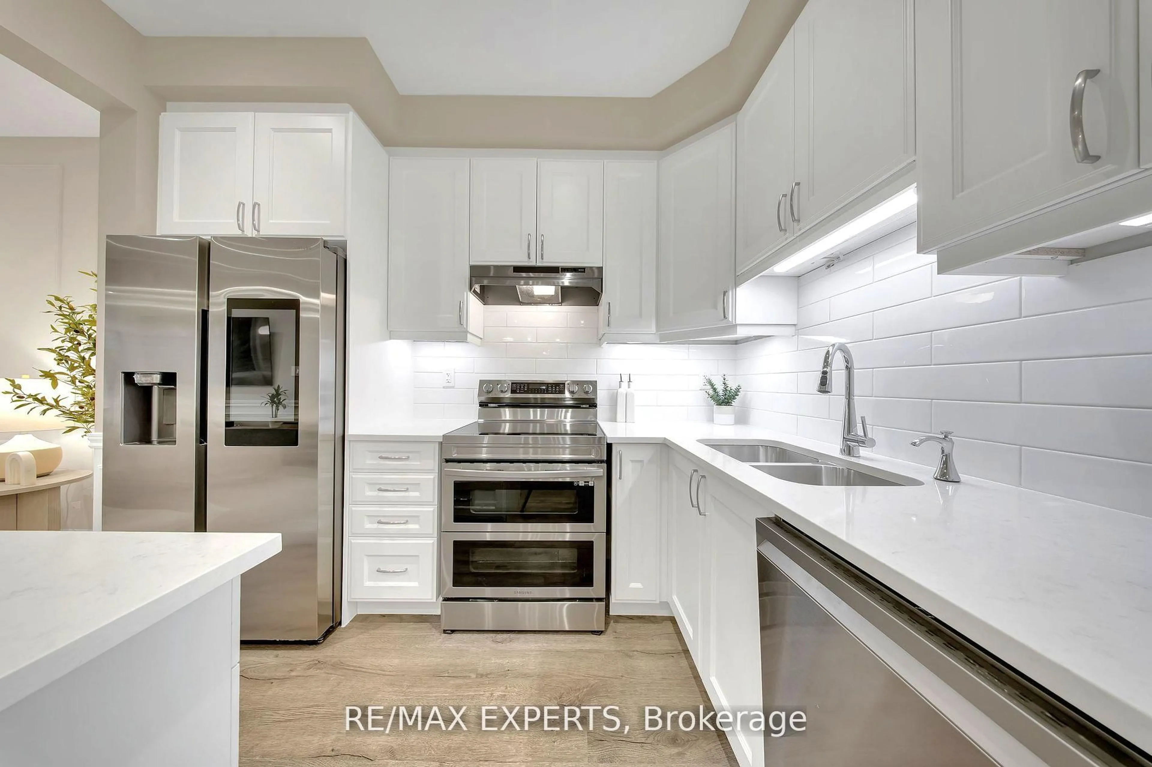 Contemporary kitchen, ceramic/tile floor for 1573 Moira Cres, Milton Ontario L9E 1Y1