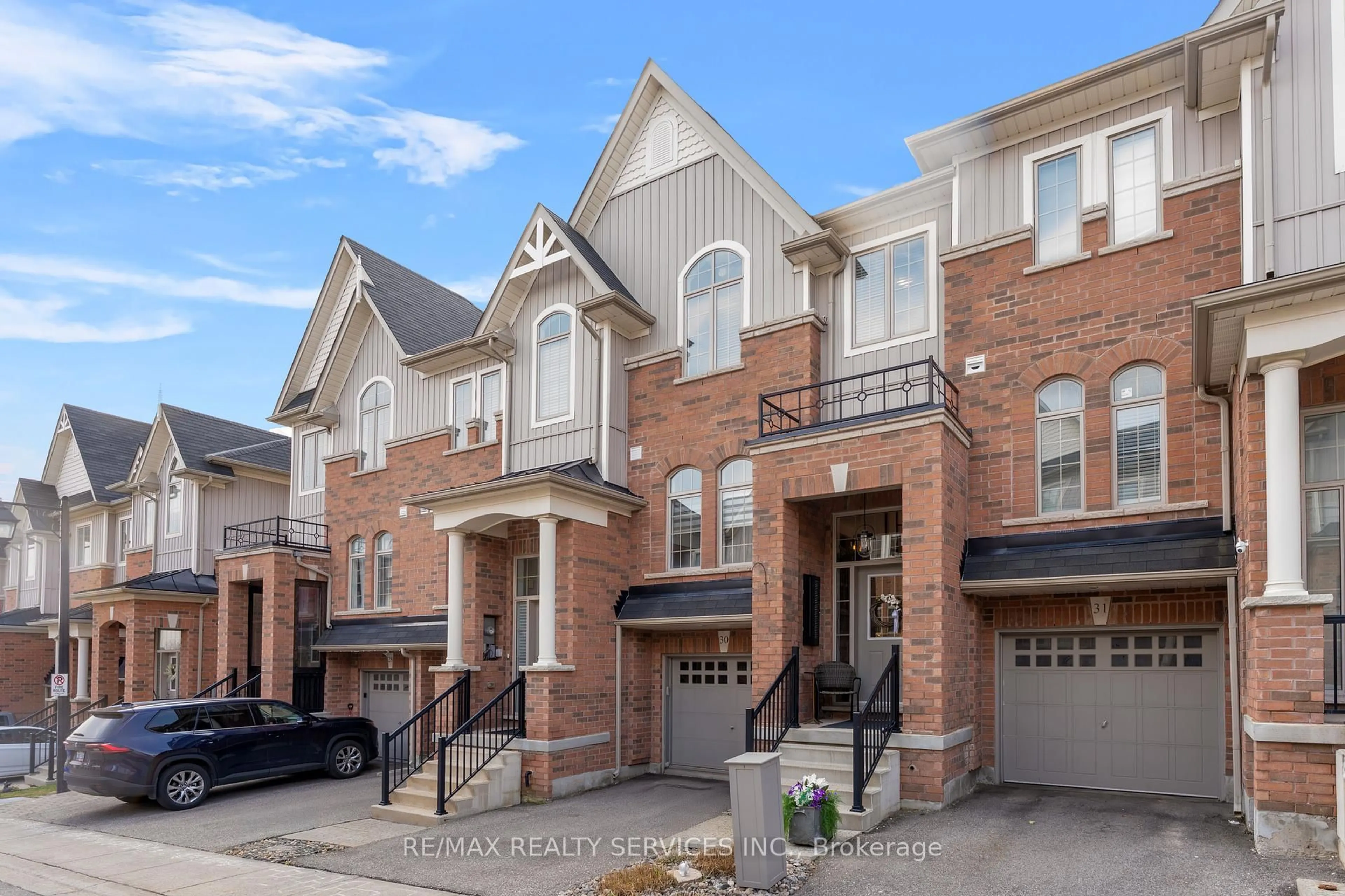 Home with brick exterior material, street for 60 First St #30, Orangeville Ontario L9W 2E4