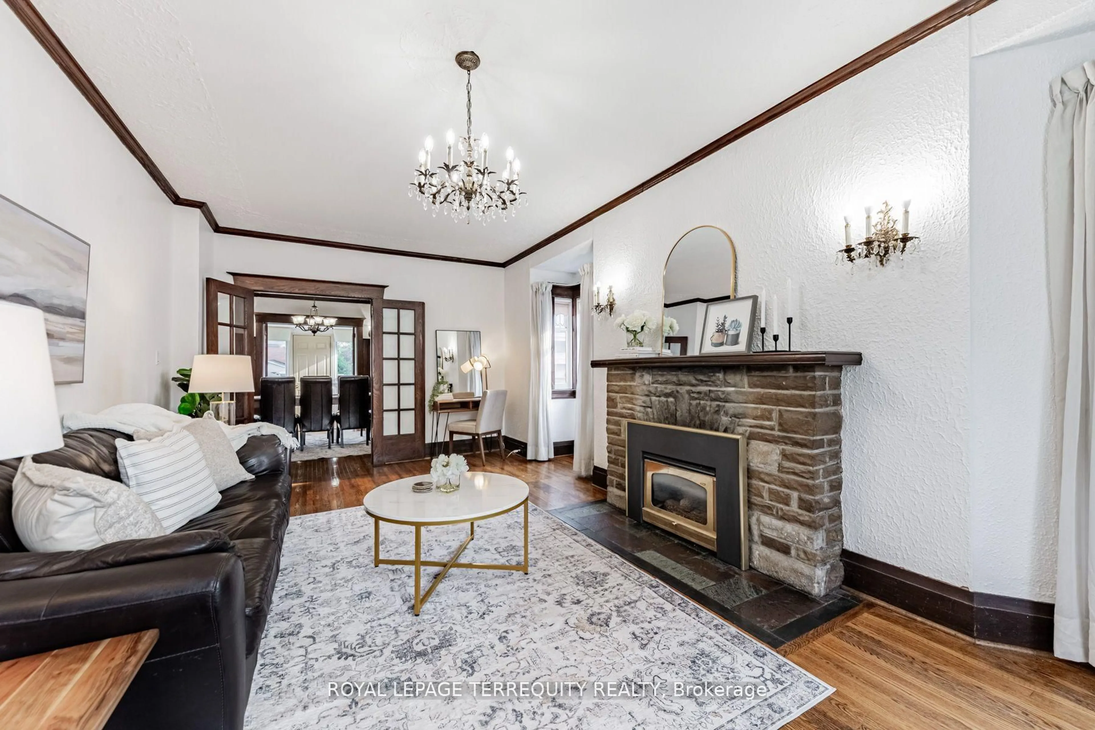 Living room with furniture, unknown for 35 Joseph St, Toronto Ontario M9N 2H9
