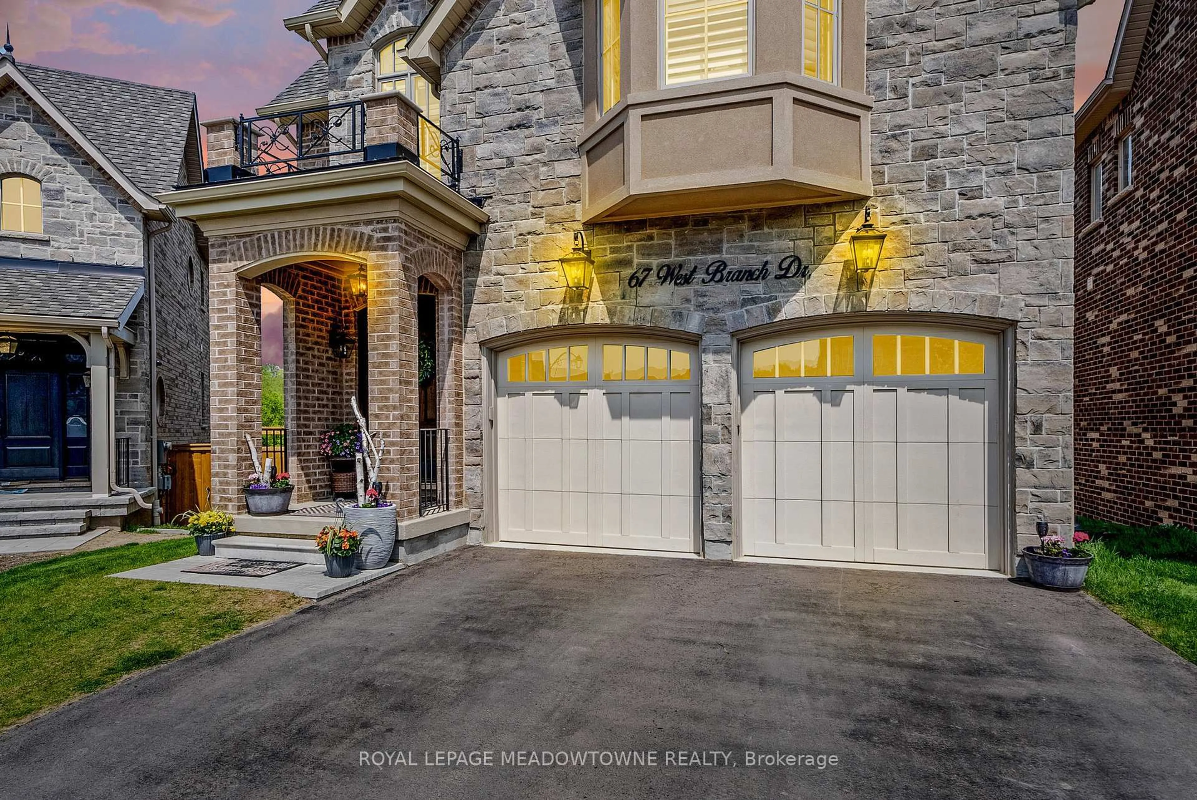 Home with brick exterior material, street for 67 West Branch Dr, Halton Hills Ontario L7G 0J7