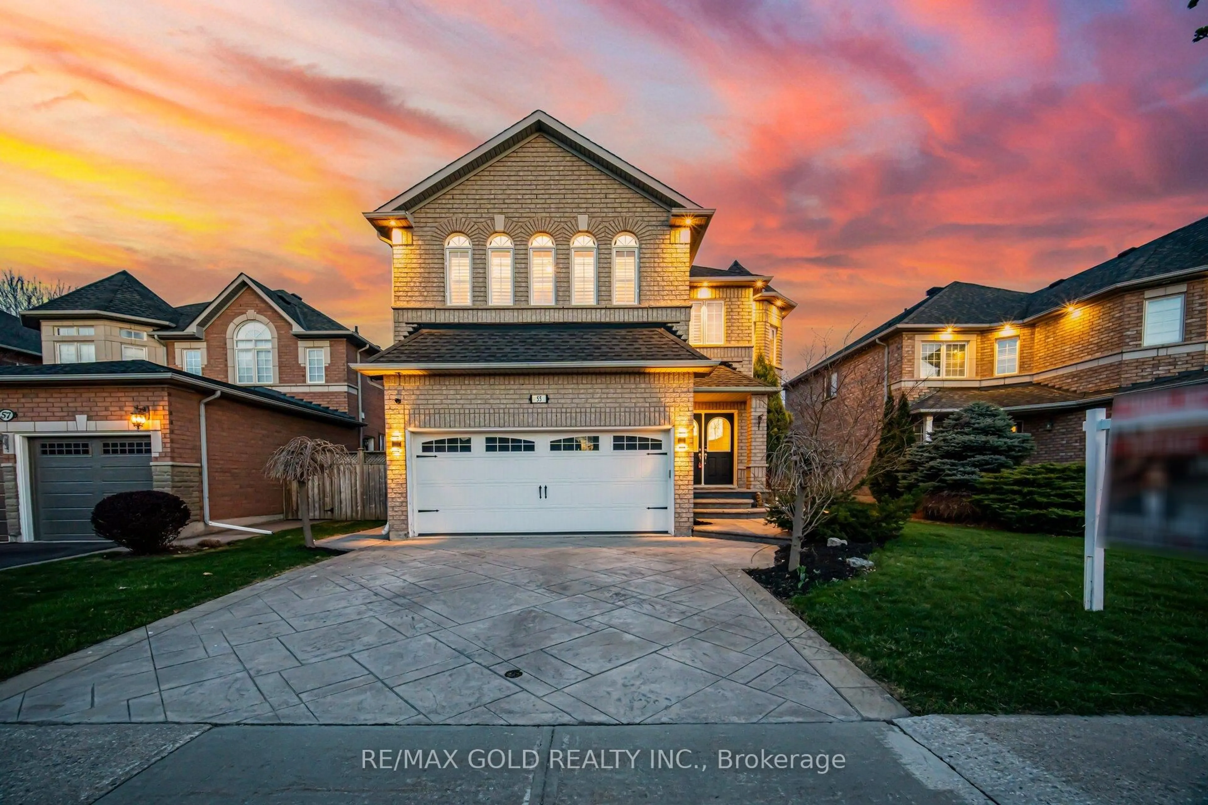 Home with brick exterior material, street for 55 Royal Valley Dr, Caledon Ontario L7C 1A9
