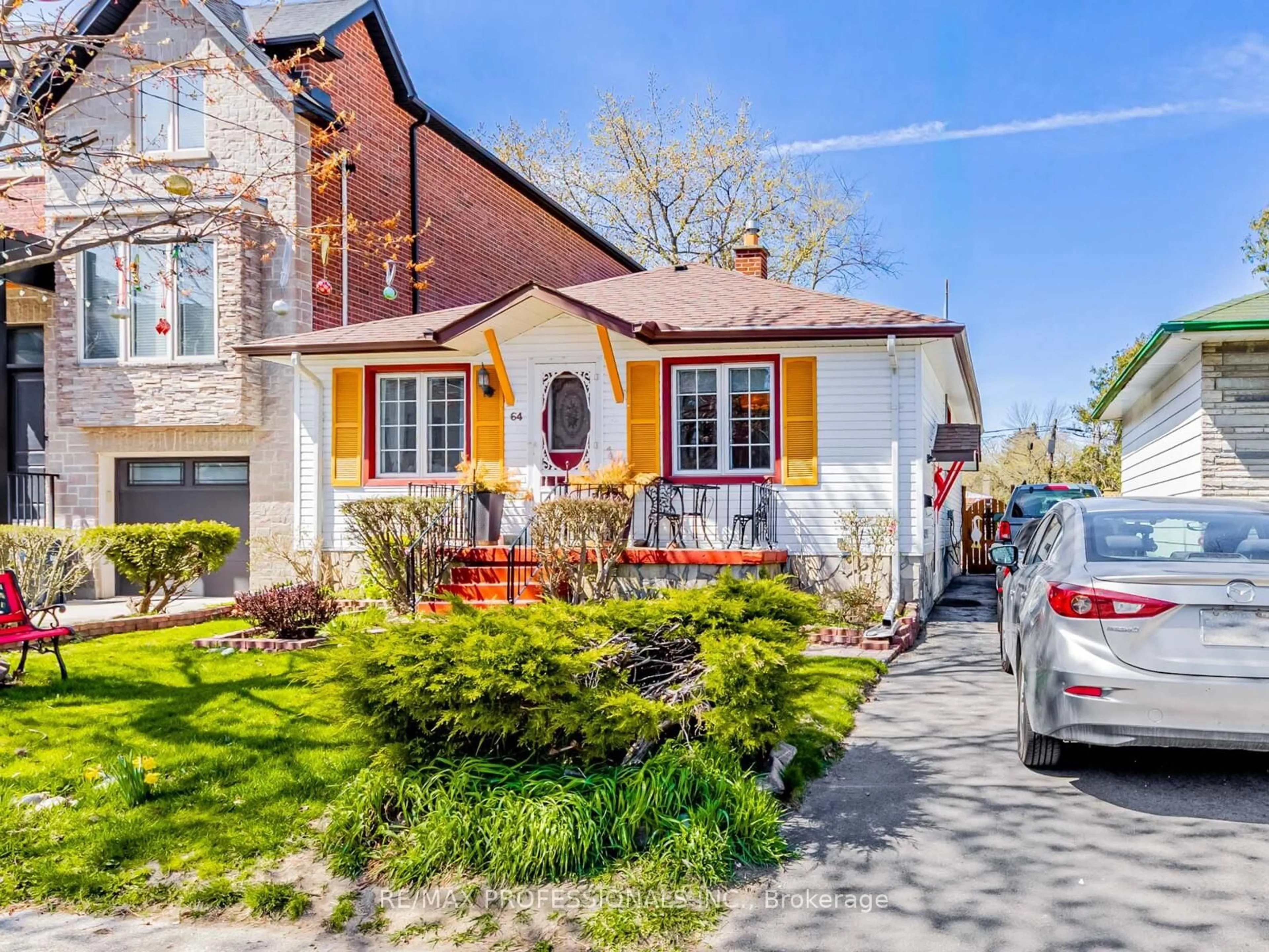 Home with brick exterior material, street for 64 Elder Ave, Toronto Ontario M8W 1S4