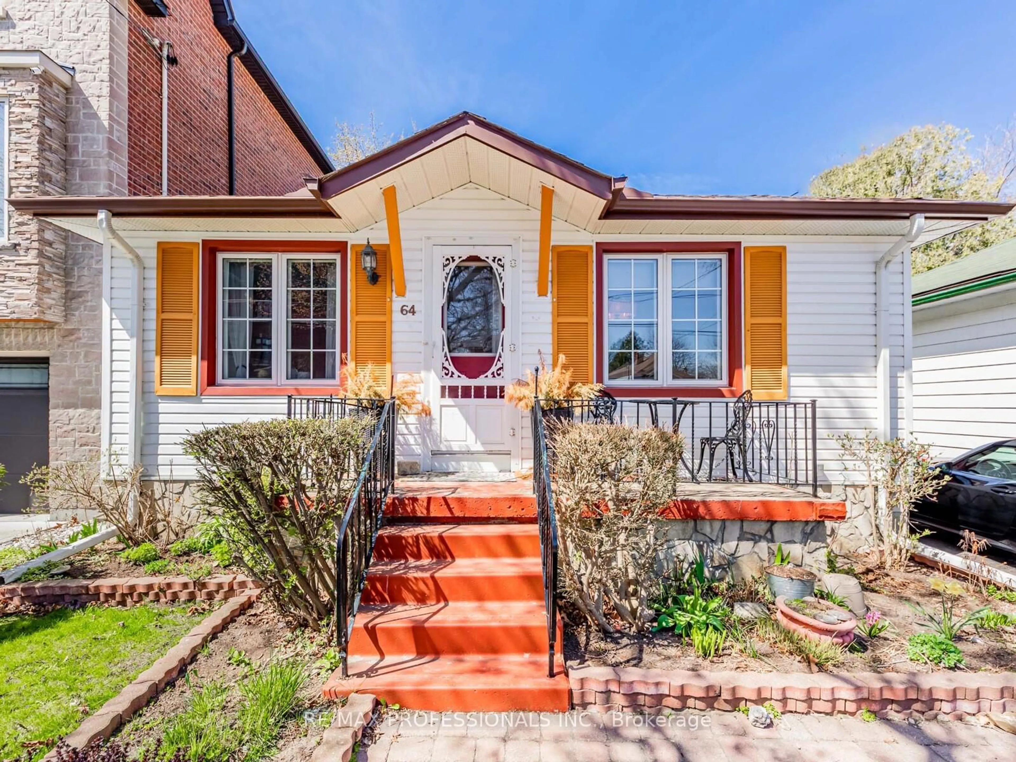 Home with brick exterior material, street for 64 Elder Ave, Toronto Ontario M8W 1S4