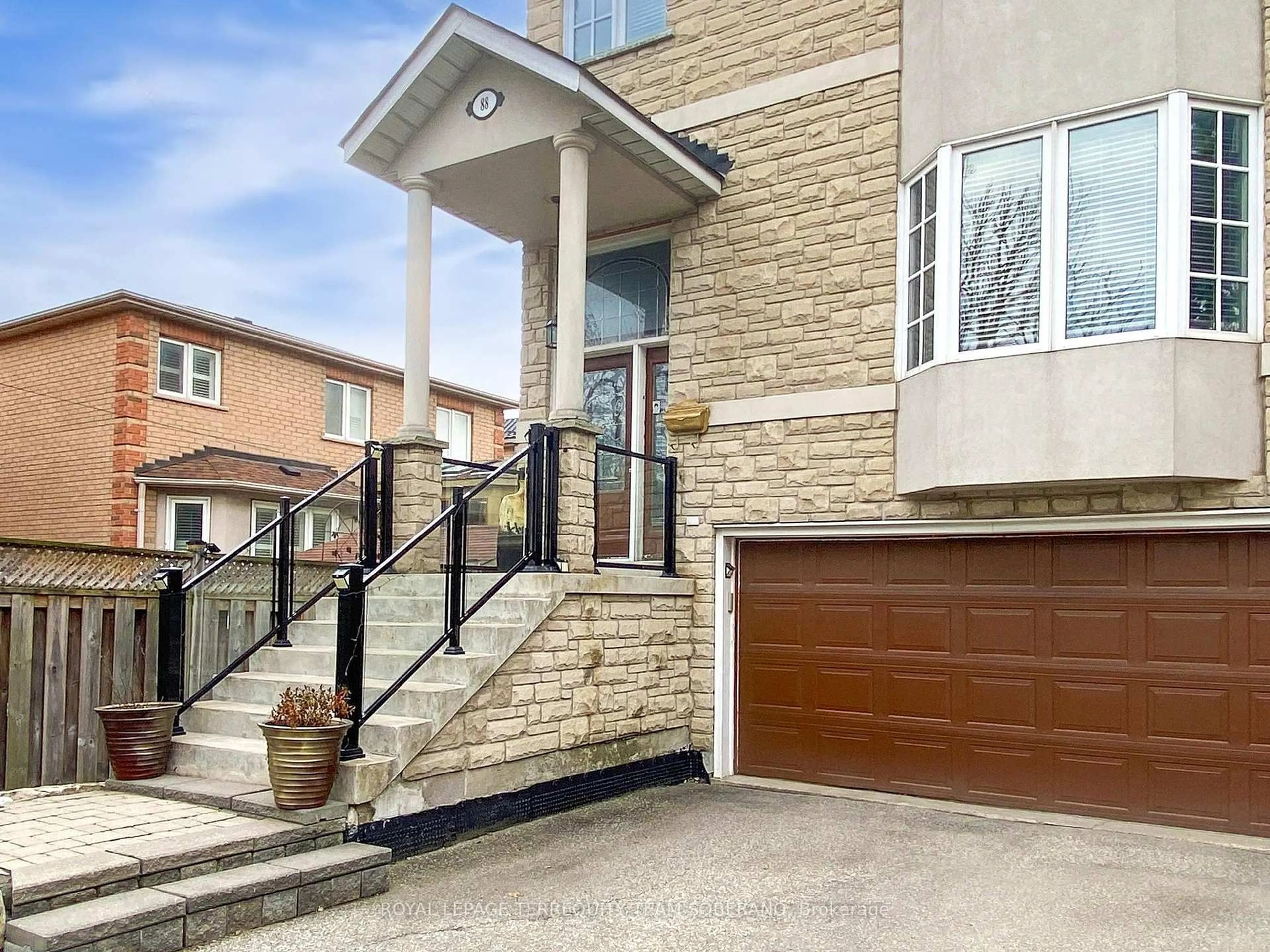 Home with brick exterior material, street for 88 Montana Ave, Toronto Ontario M6L 2Z8