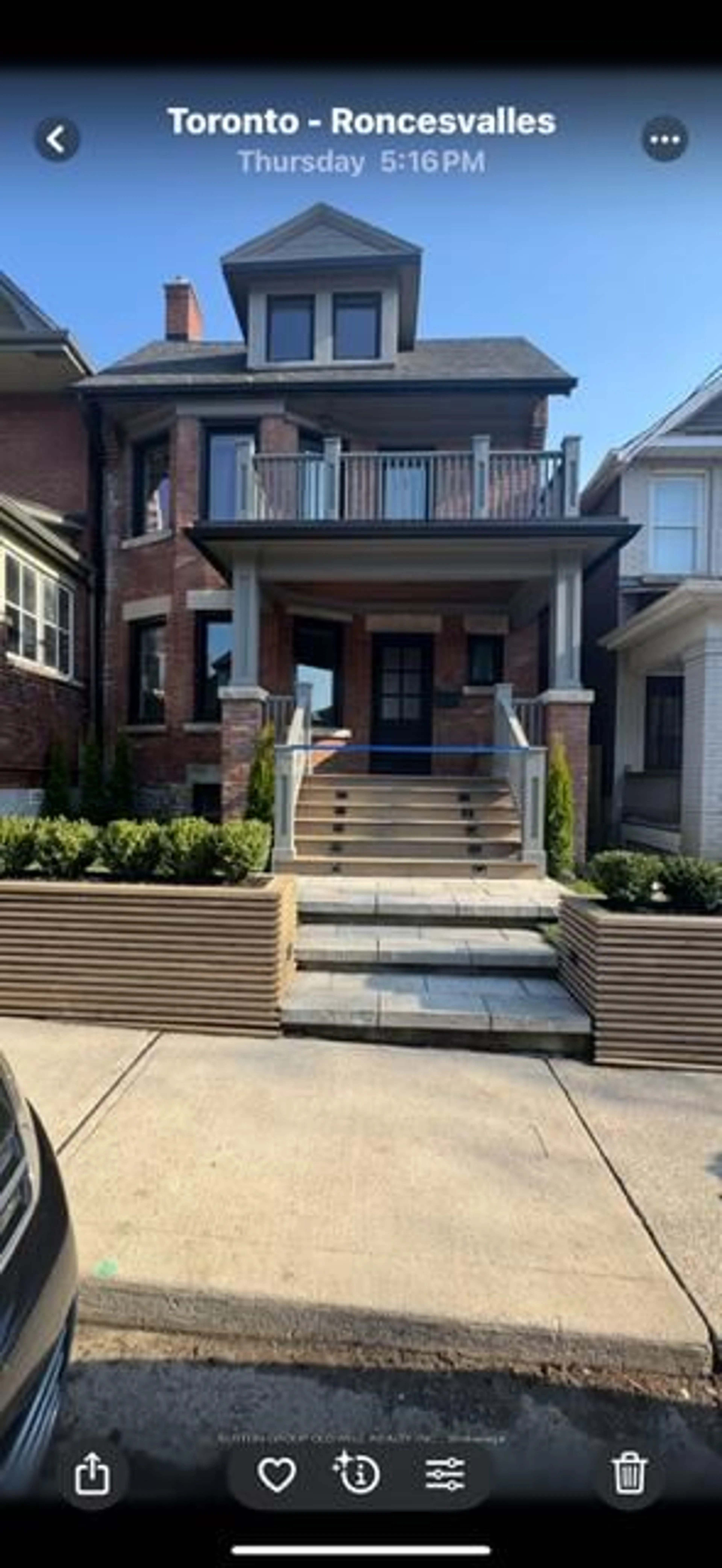 Home with brick exterior material, street for 17 Grafton Ave, Toronto Ontario M6R 1C3