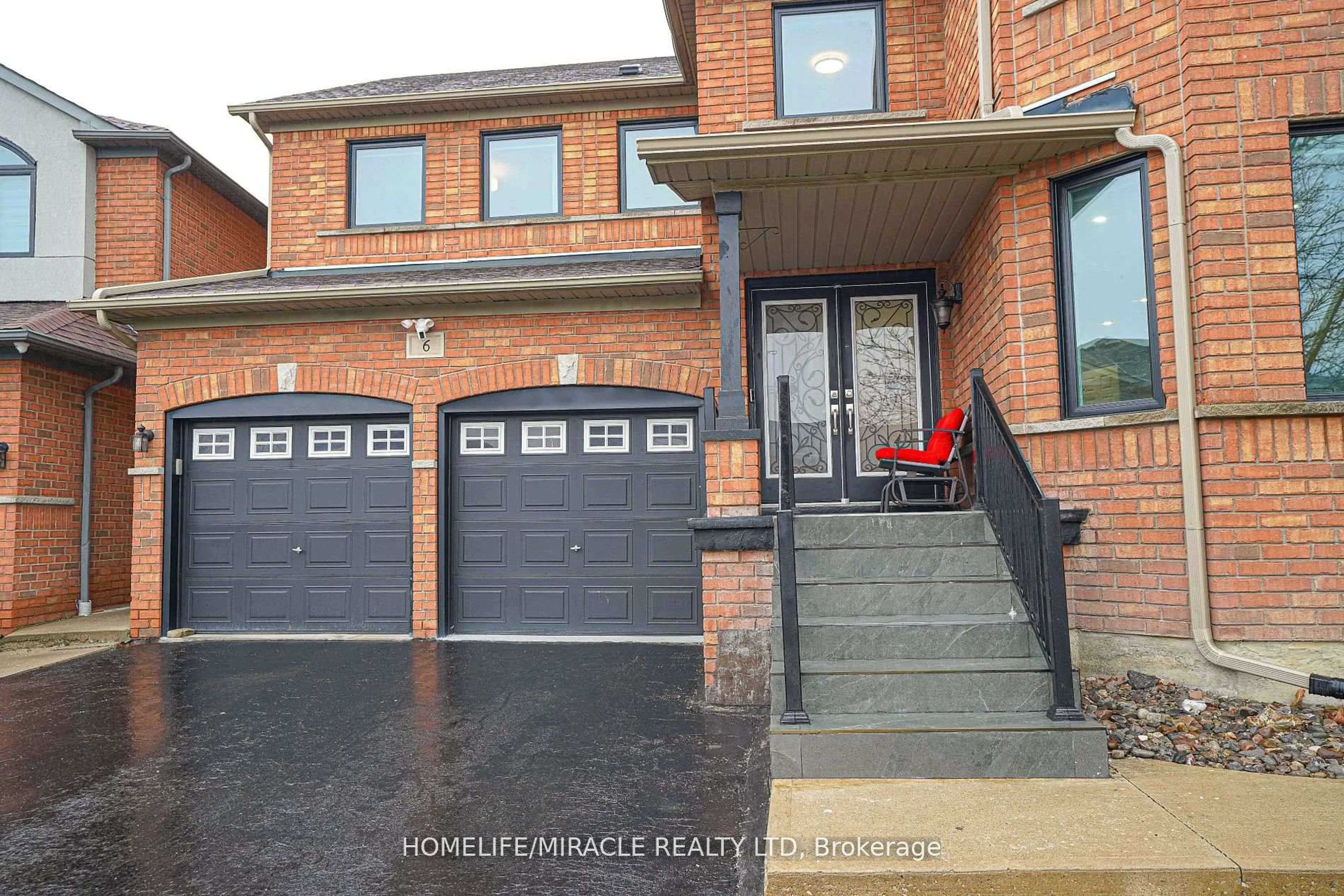 Home with brick exterior material, street for 6 Maplecrest Crt, Brampton Ontario L6P 1B2
