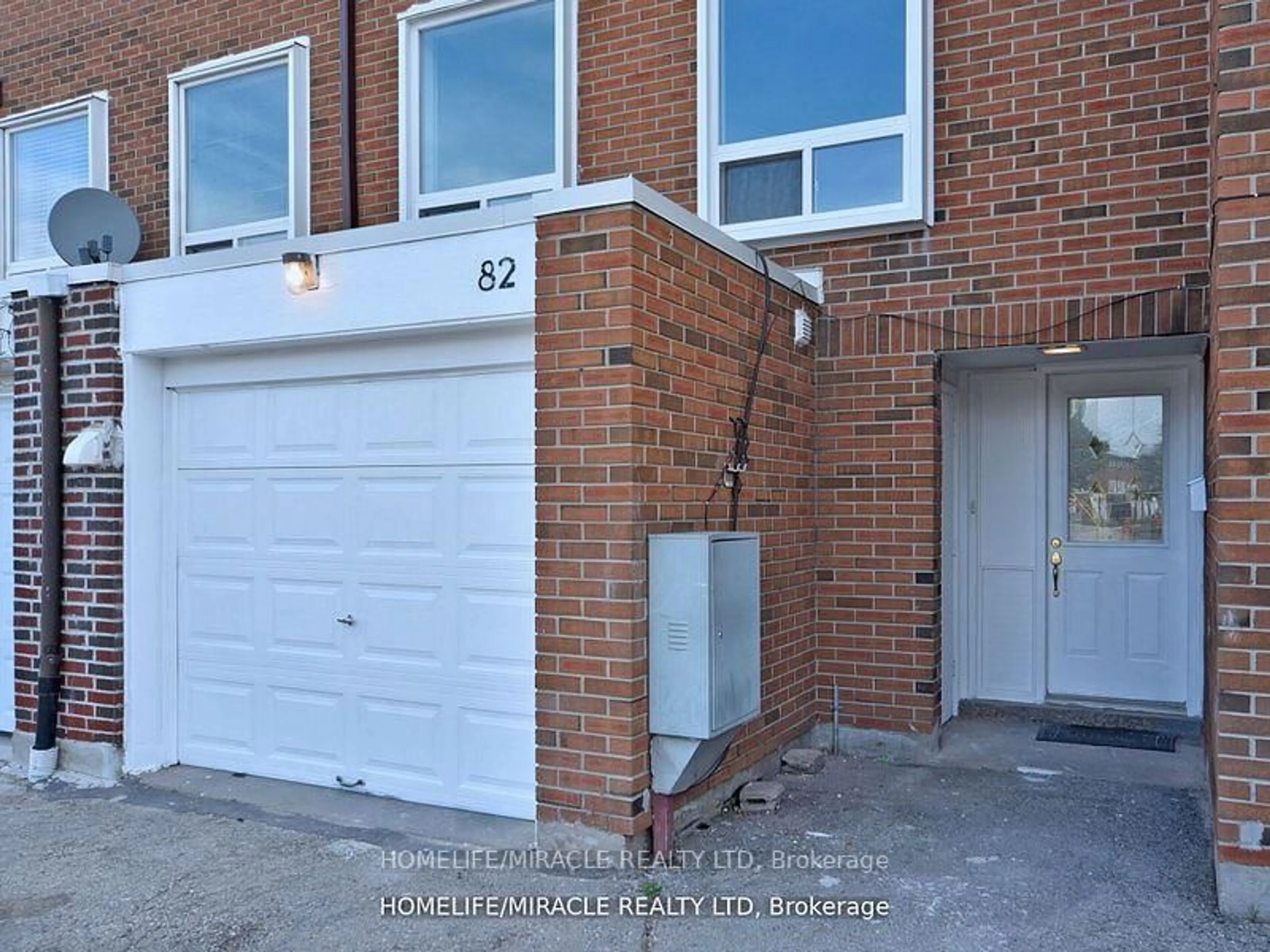 A pic from outside/outdoor area/front of a property/back of a property/a pic from drone, street for 6429 Finch Ave #82, Toronto Ontario M9V 1T3