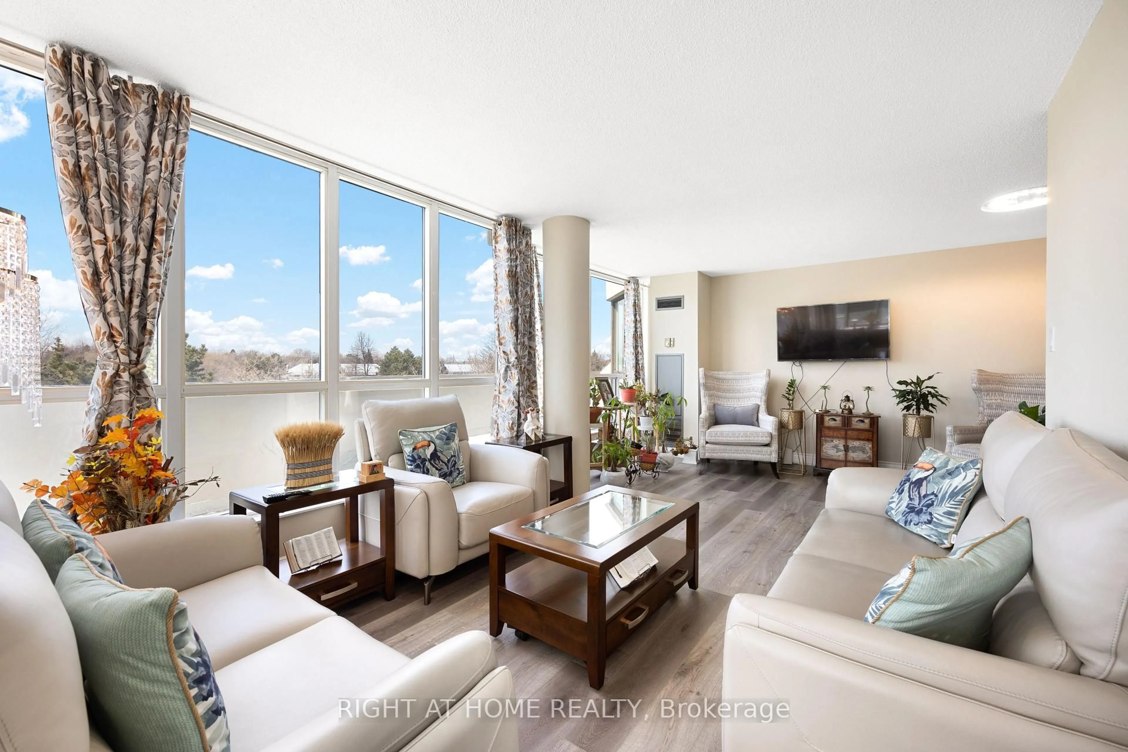 Living room with furniture, unknown for 3 Rowntree Rd #302, Toronto Ontario M9V 5G8