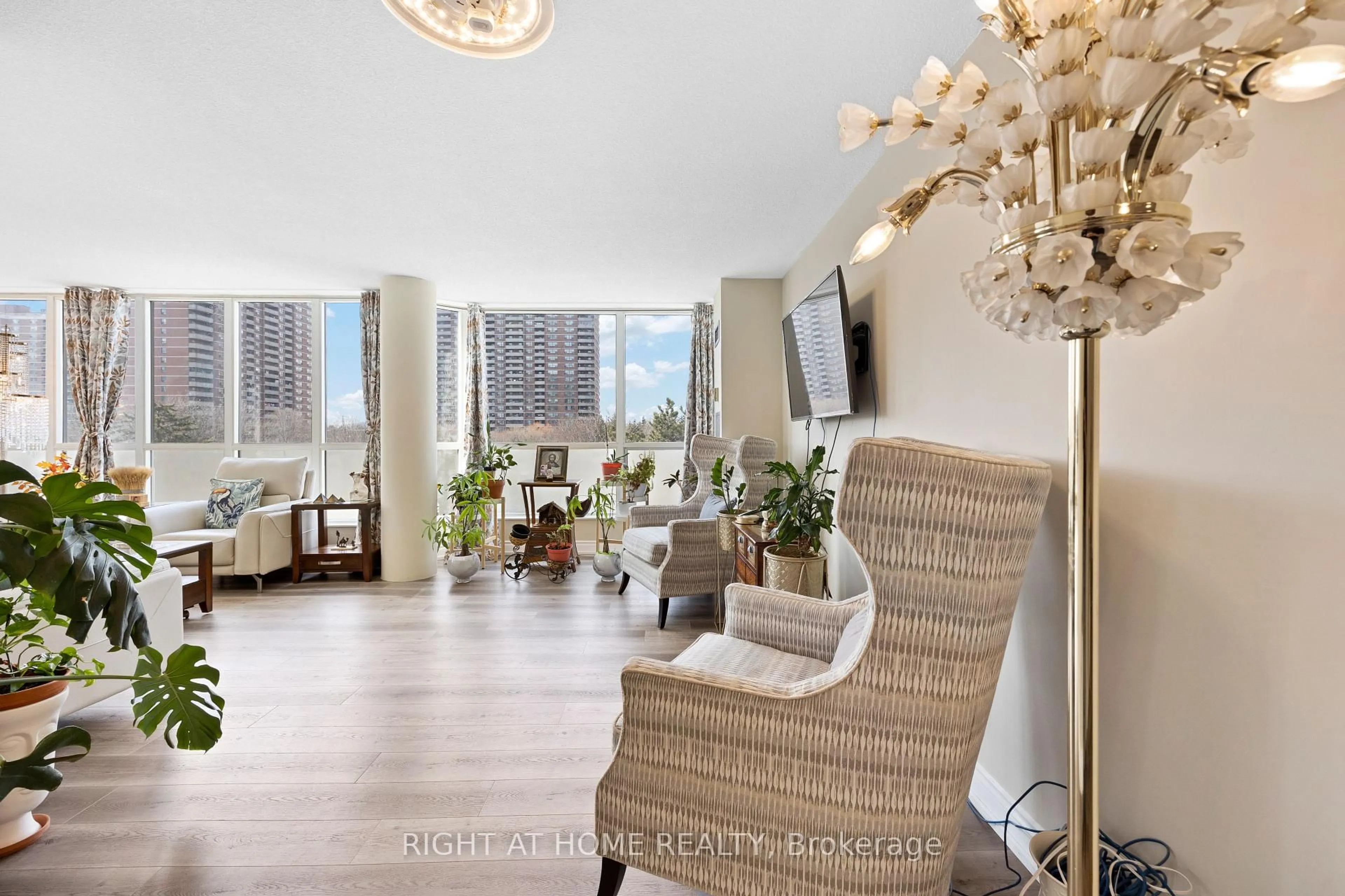 Living room with furniture, unknown for 3 Rowntree Rd #302, Toronto Ontario M9V 5G8