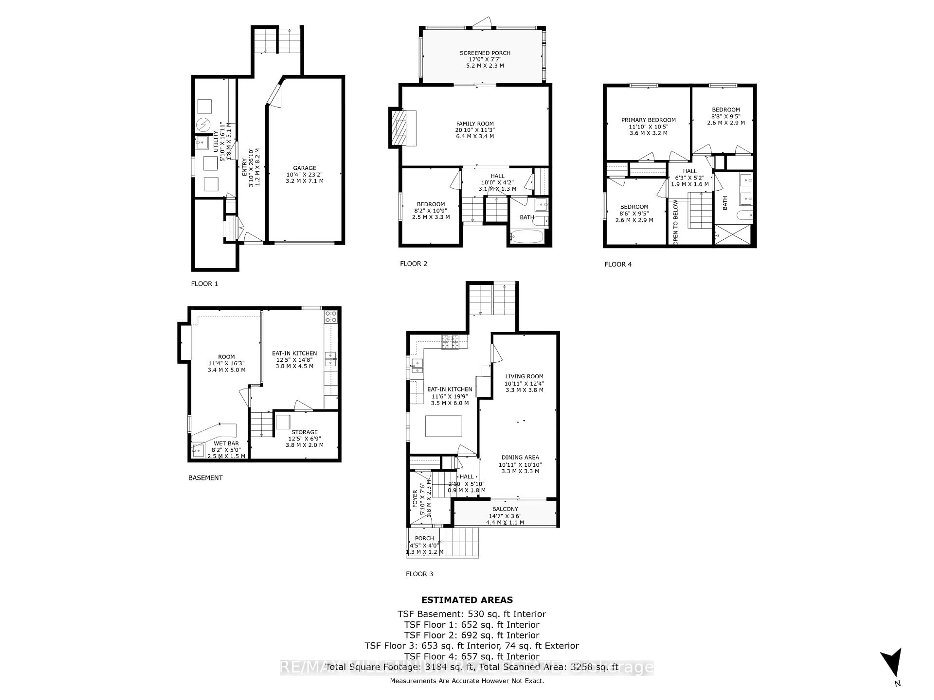 Floor plan for 4 Martindale Cres, Brampton Ontario L6X 2T9