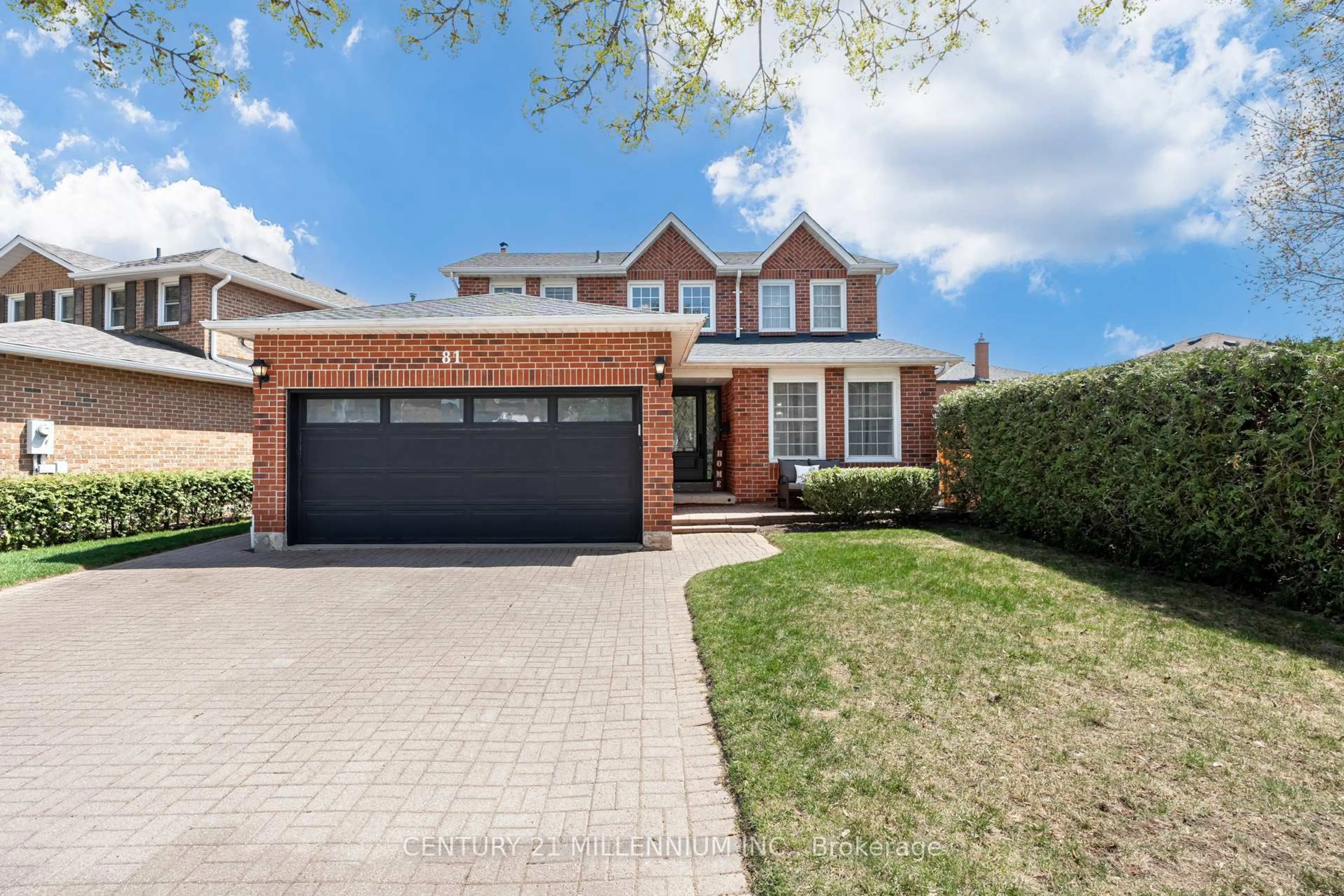 Home with brick exterior material, street for 81 Philosopher's Tr, Brampton Ontario L6S 4L4