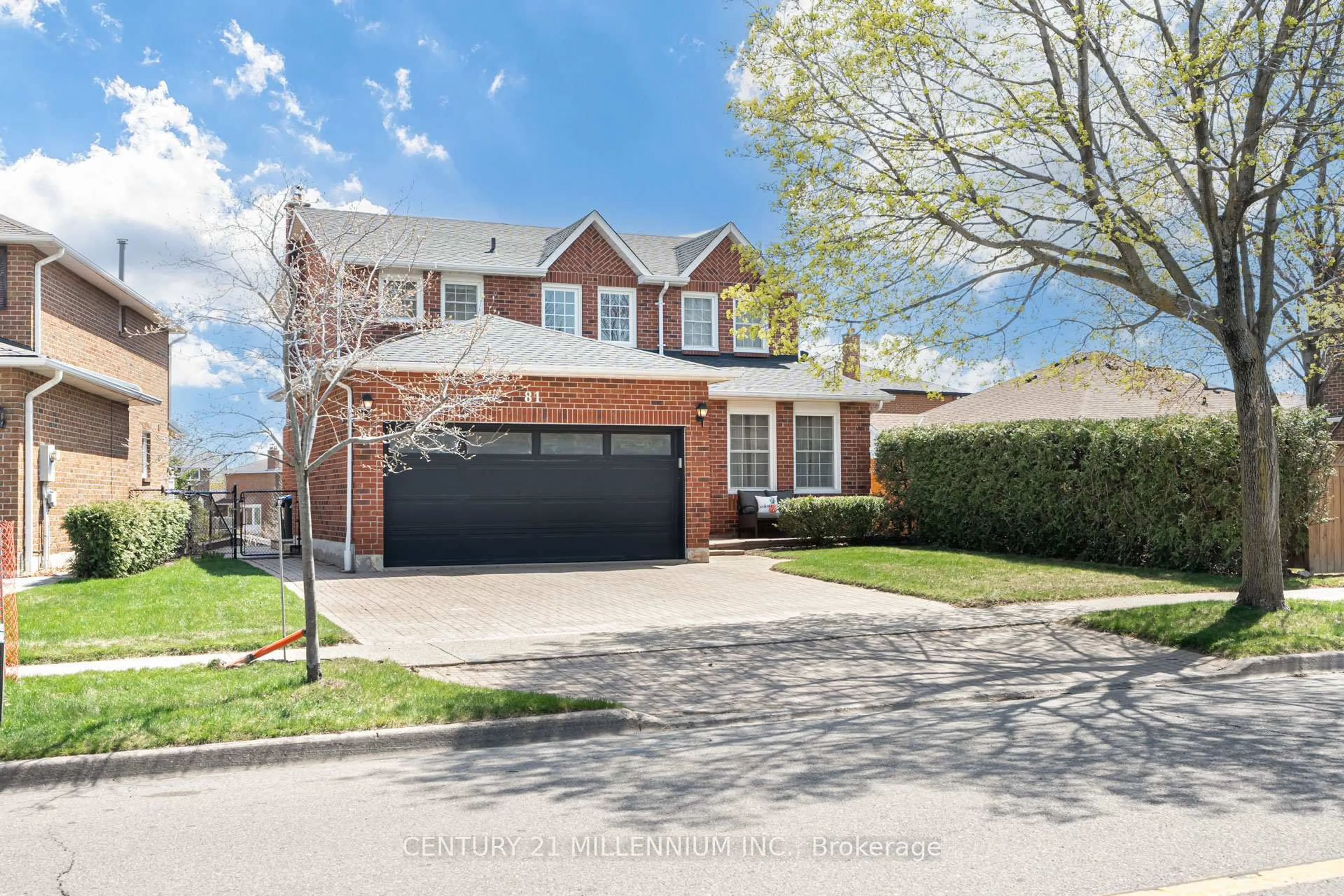 Home with brick exterior material, street for 81 Philosopher's Tr, Brampton Ontario L6S 4L4