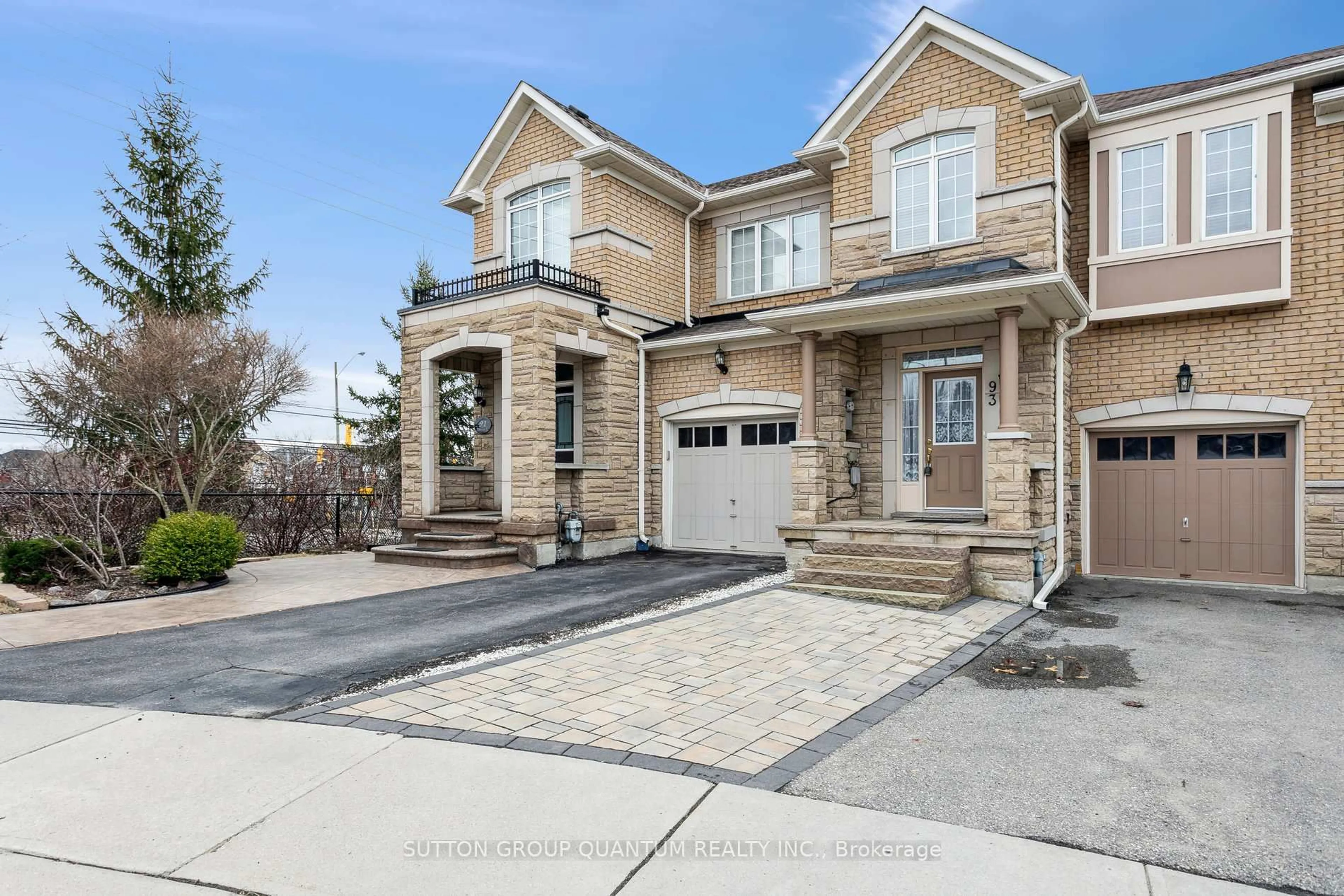 Home with brick exterior material, street for 93 ROYAL VISTA Rd, Brampton Ontario L6Y 0N5