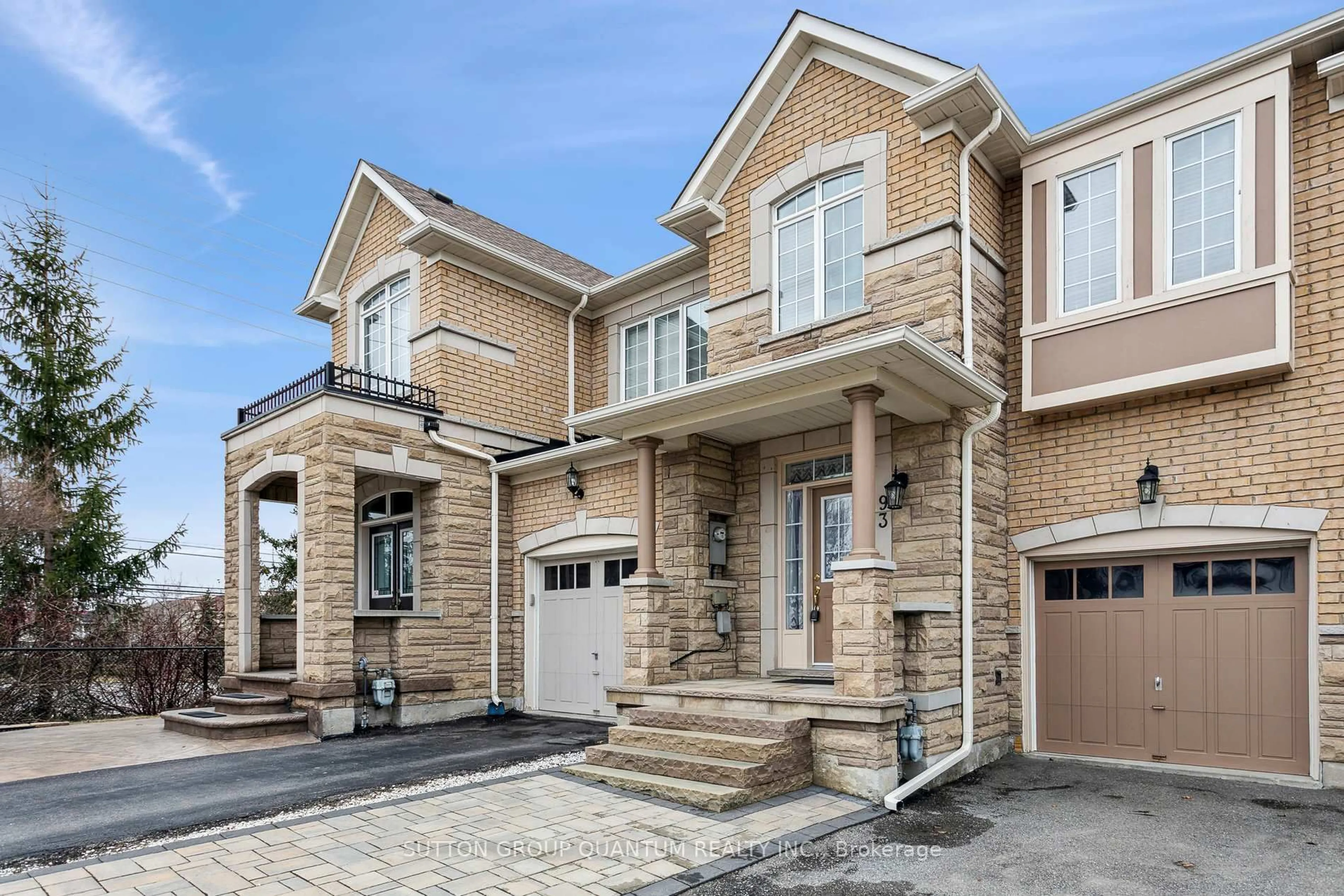 Home with brick exterior material, street for 93 ROYAL VISTA Rd, Brampton Ontario L6Y 0N5